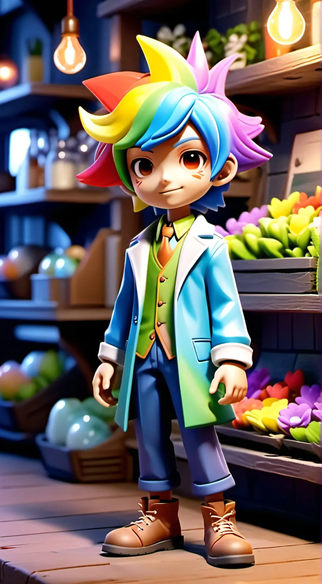 ai character: Dandy background