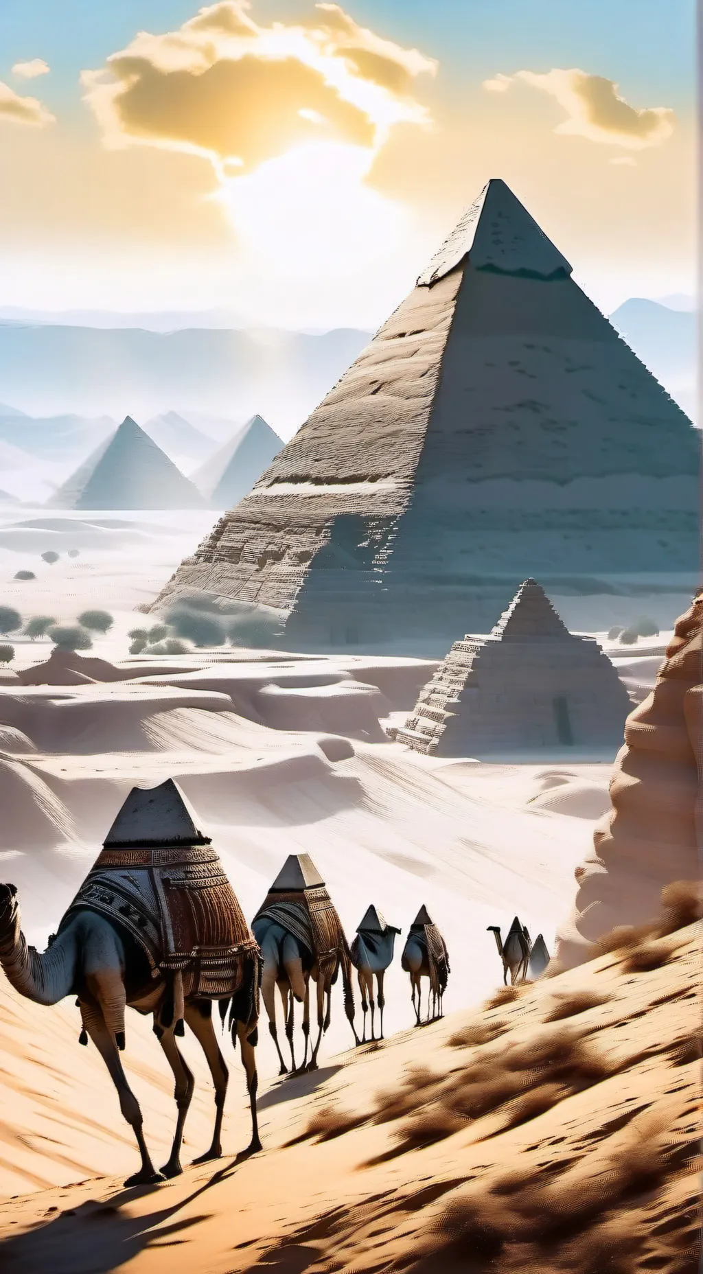 ai character: Egypt  background