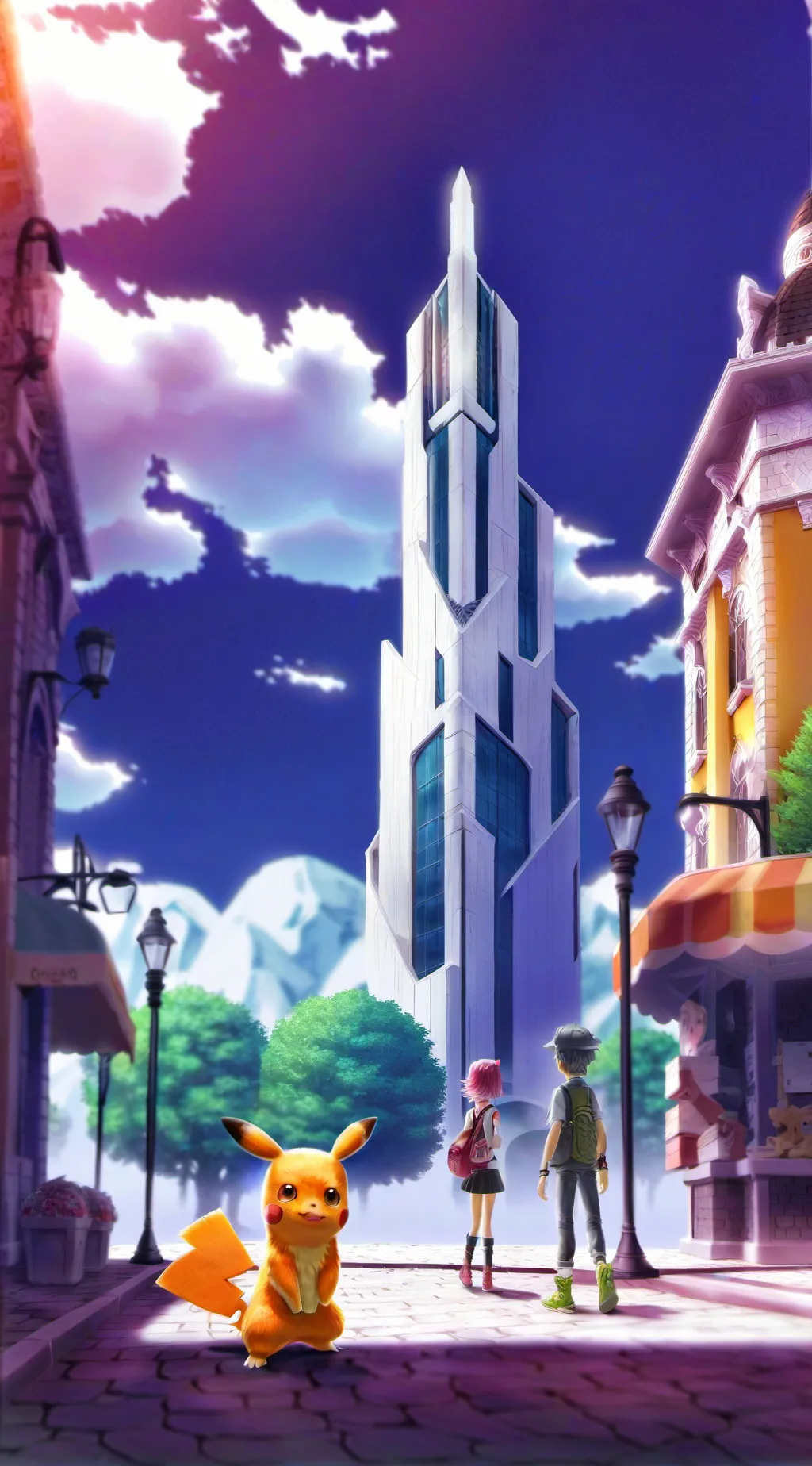 ai character: mundo pokémon  background