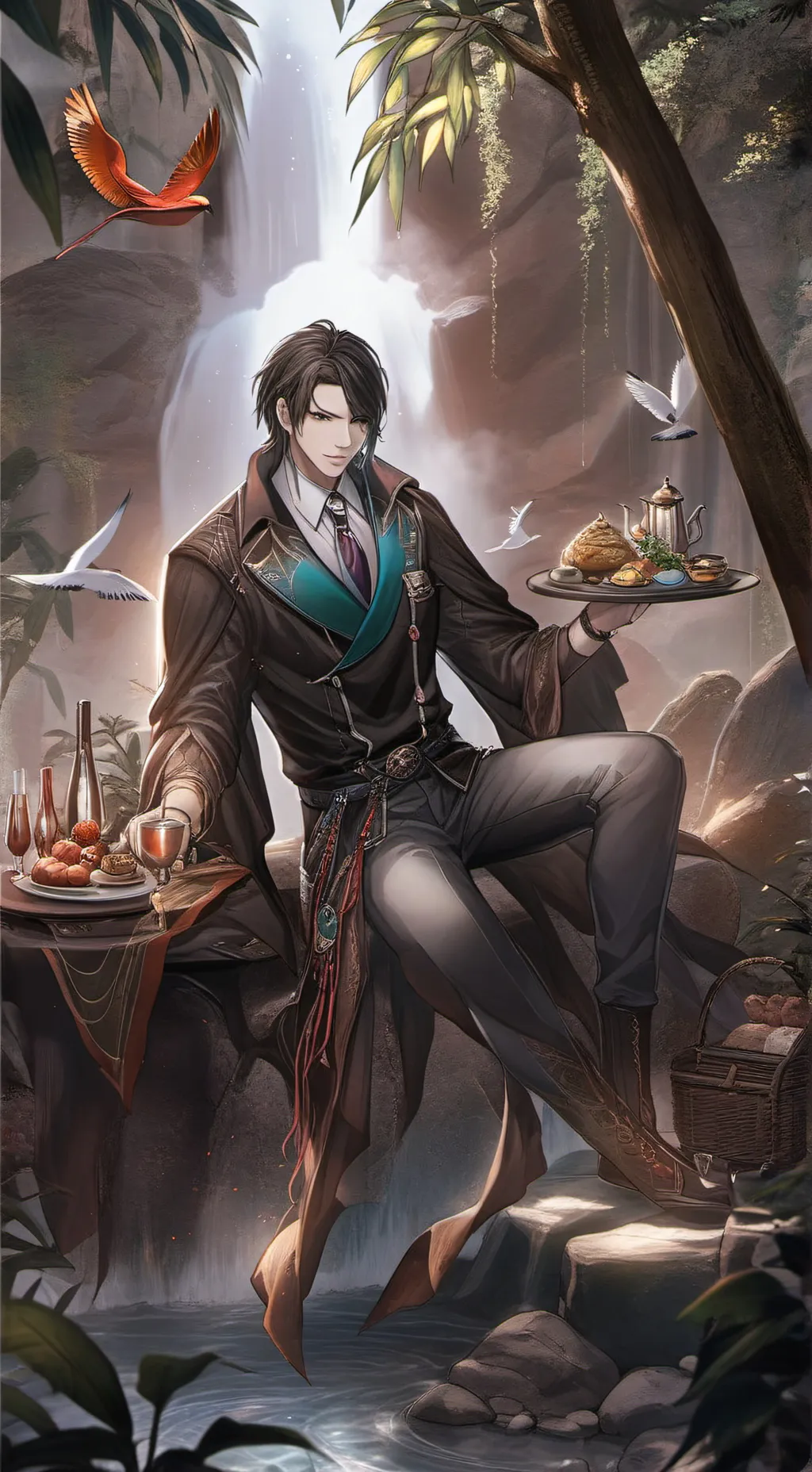 ai character: Koji Koda background