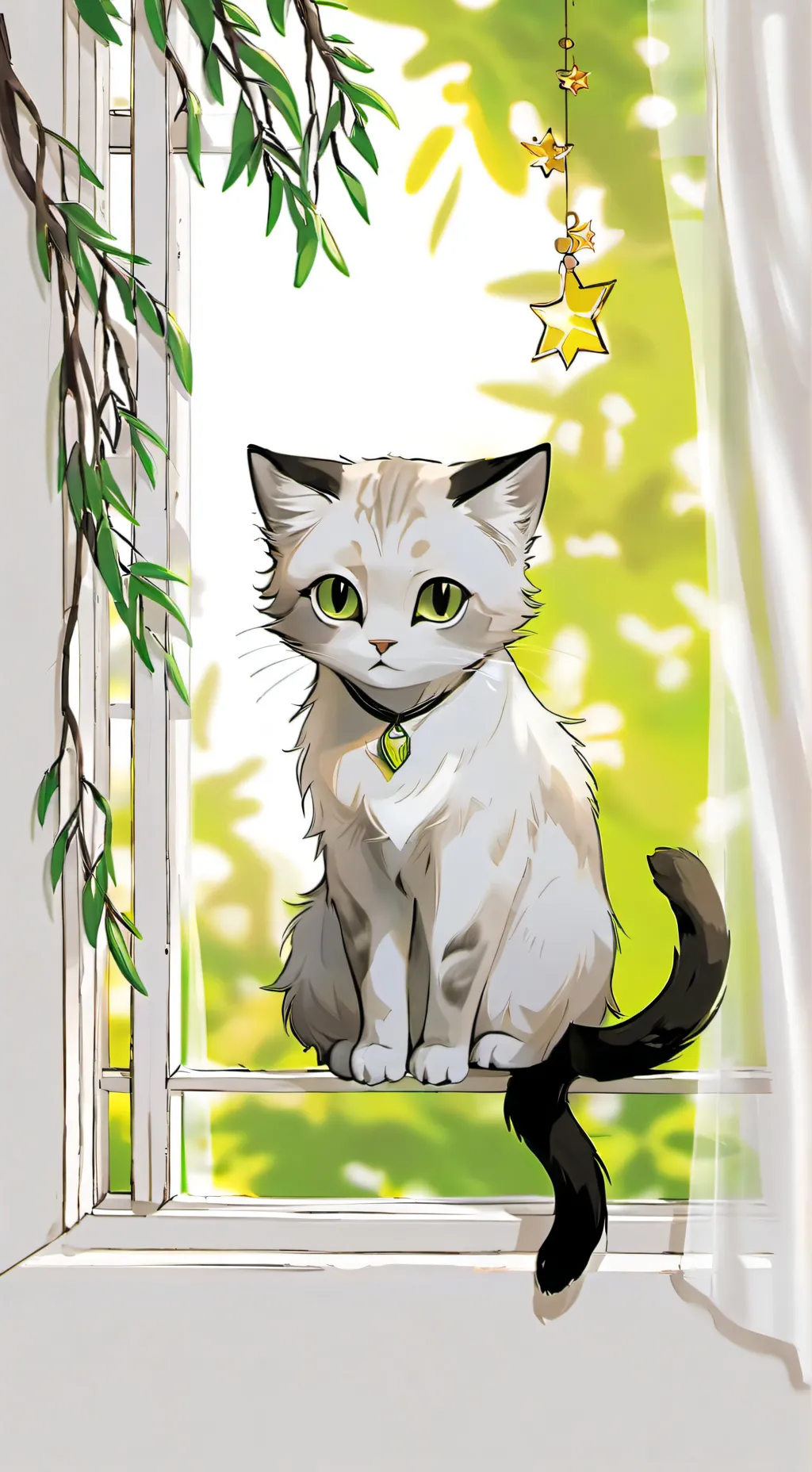 ai character: gato background