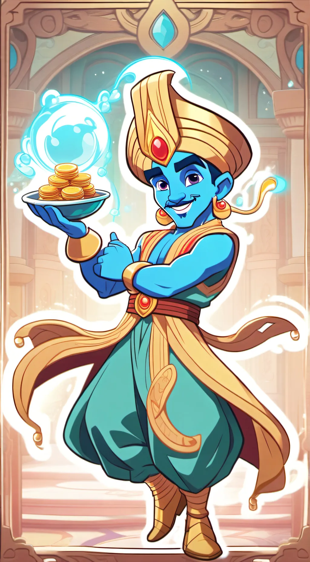 ai character: Genie background