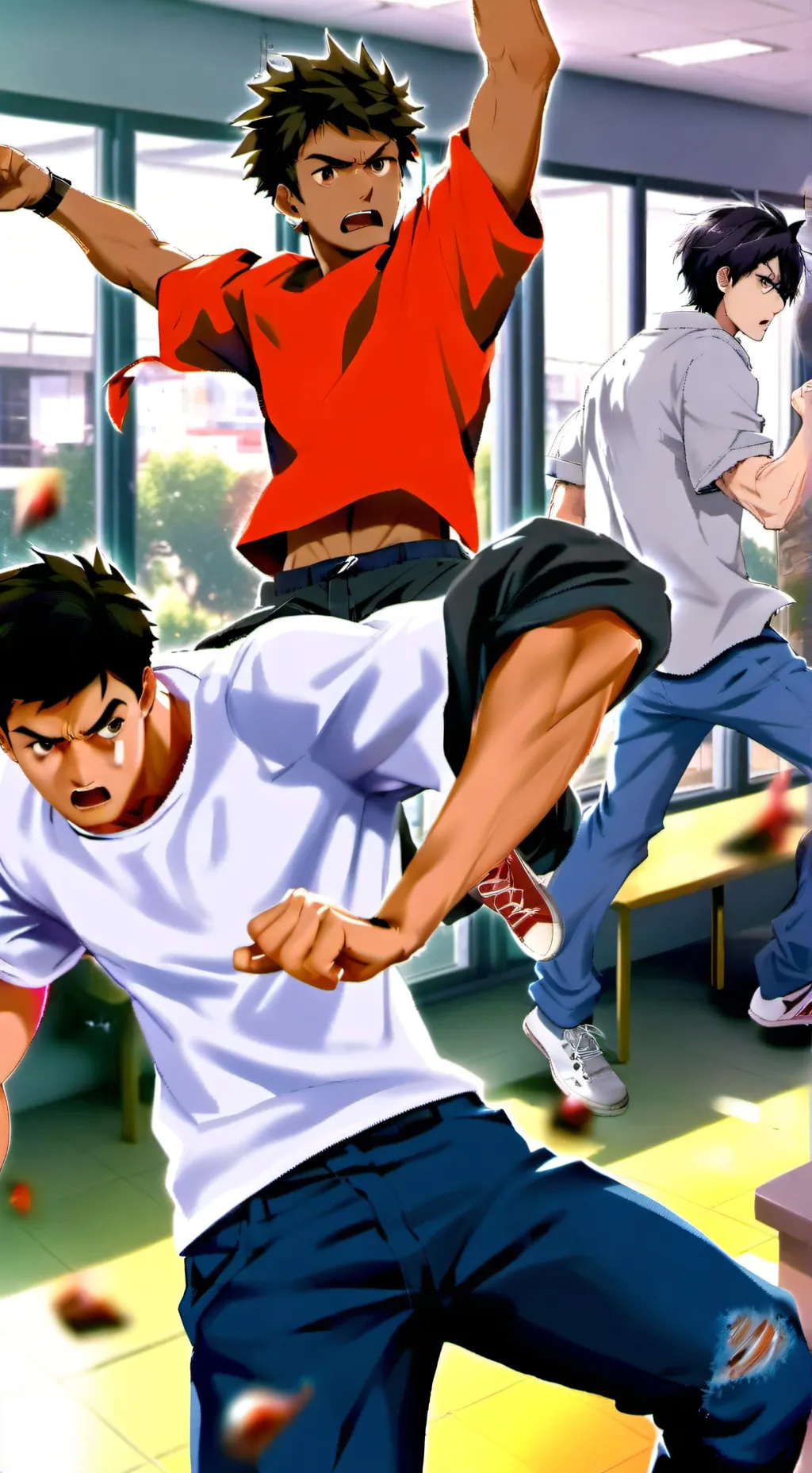 ai character: devon X andrew background