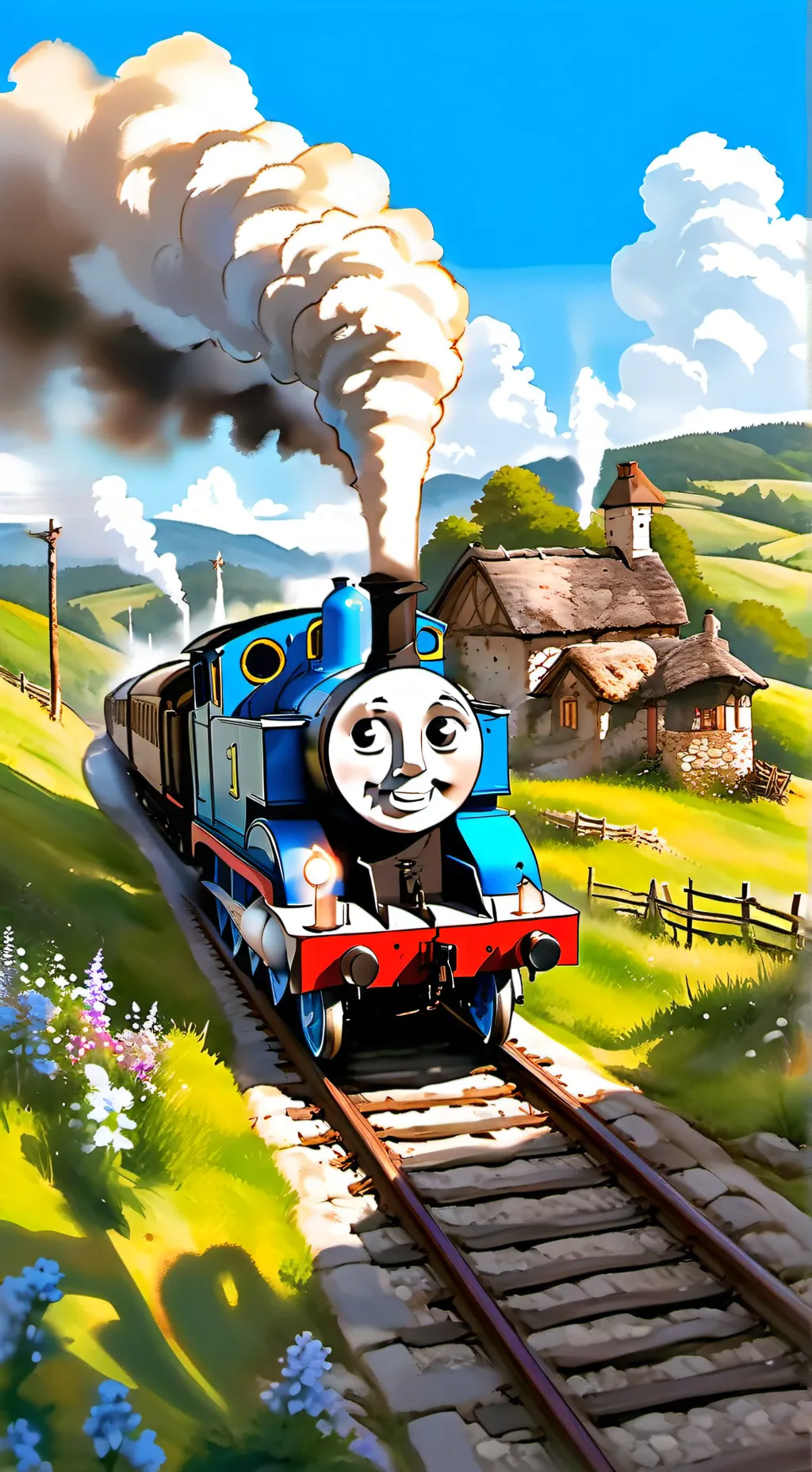 ai character: Thomas and friends background