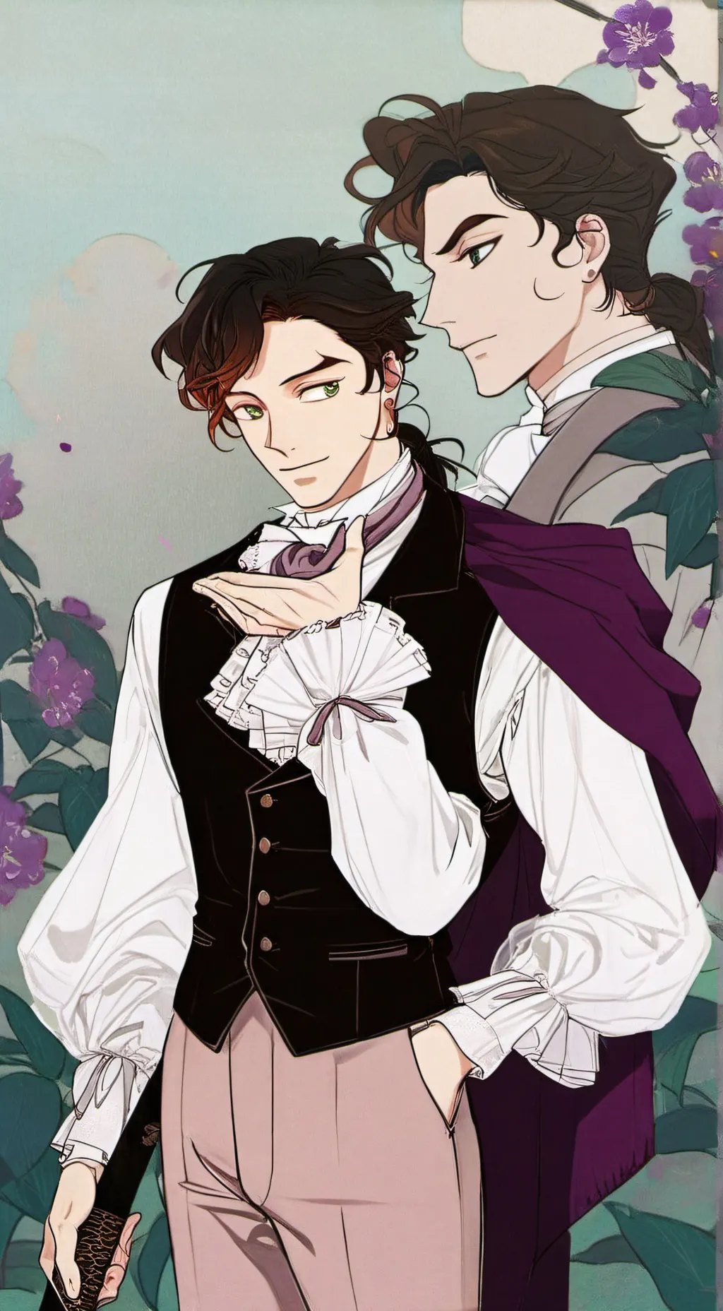 ai character: frankensteinxclava background