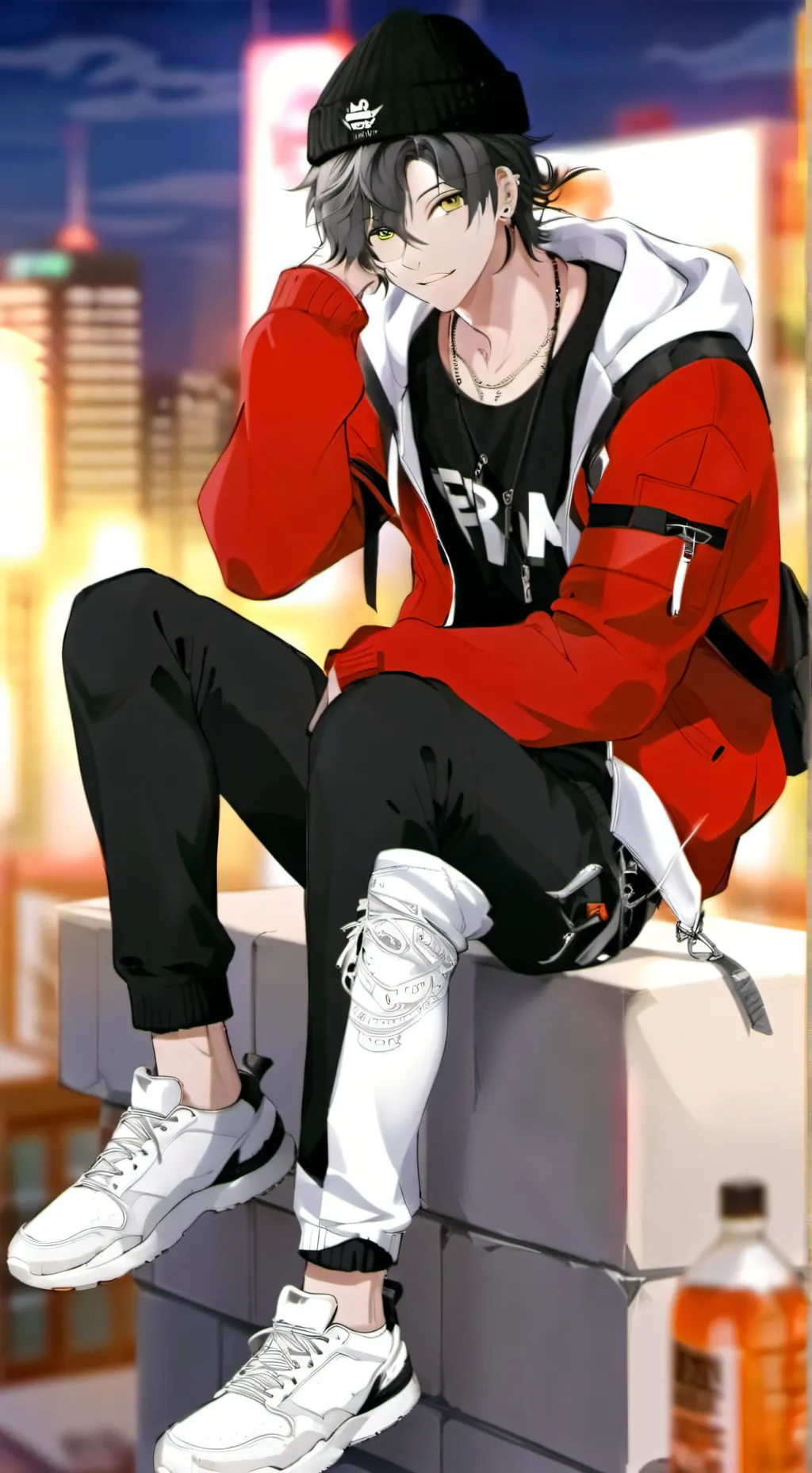 ai character: KAI🦾🔥 background