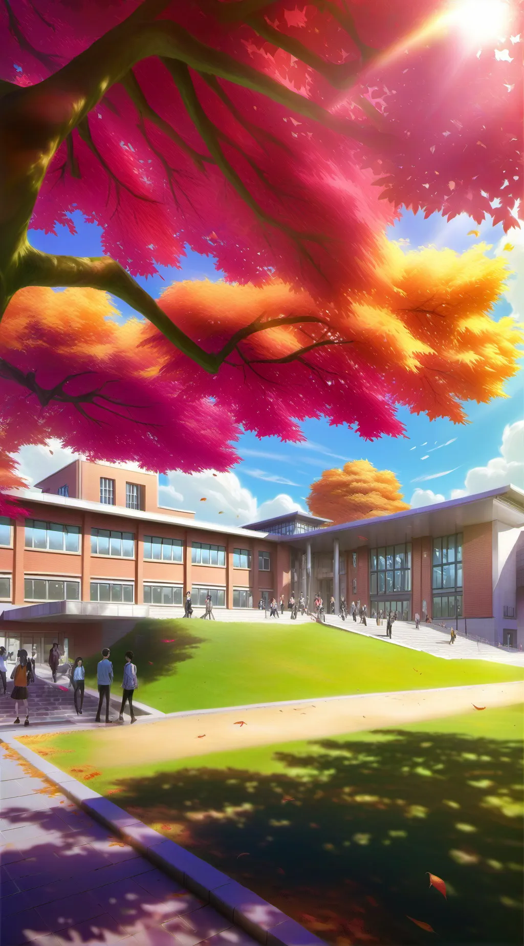 ai character: School. Cause Yay background