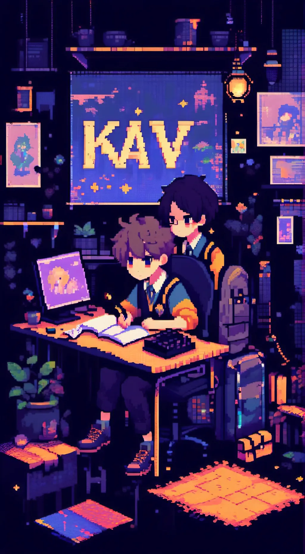 ai character: My Classroom <3 background