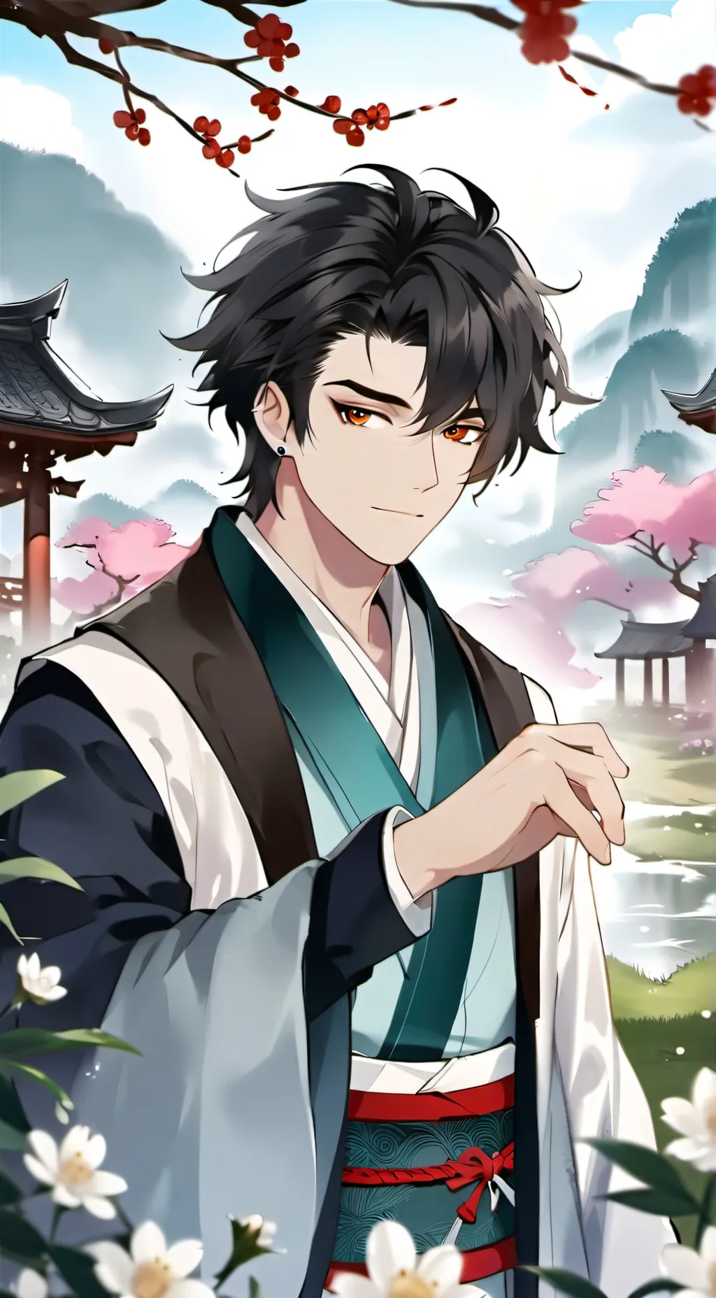 ai character: Ryu background