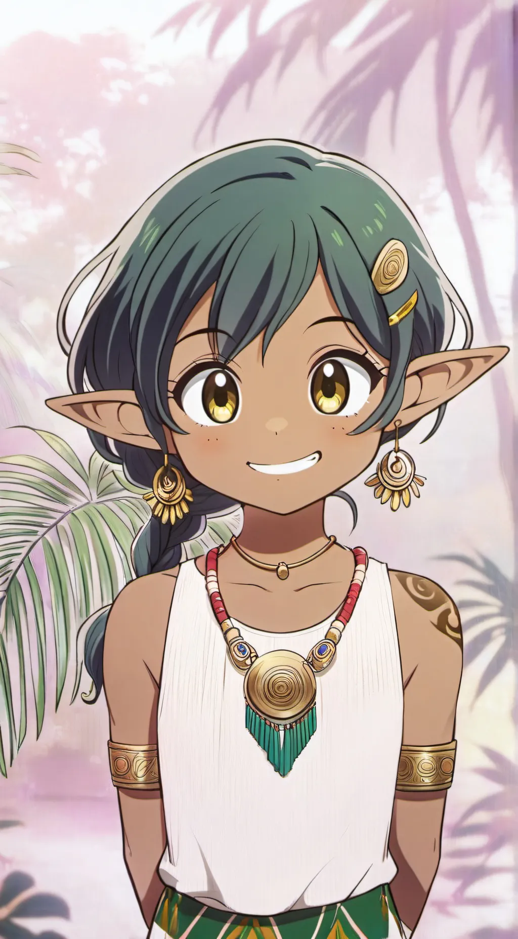 ai character: sukoshi hiretsuna background