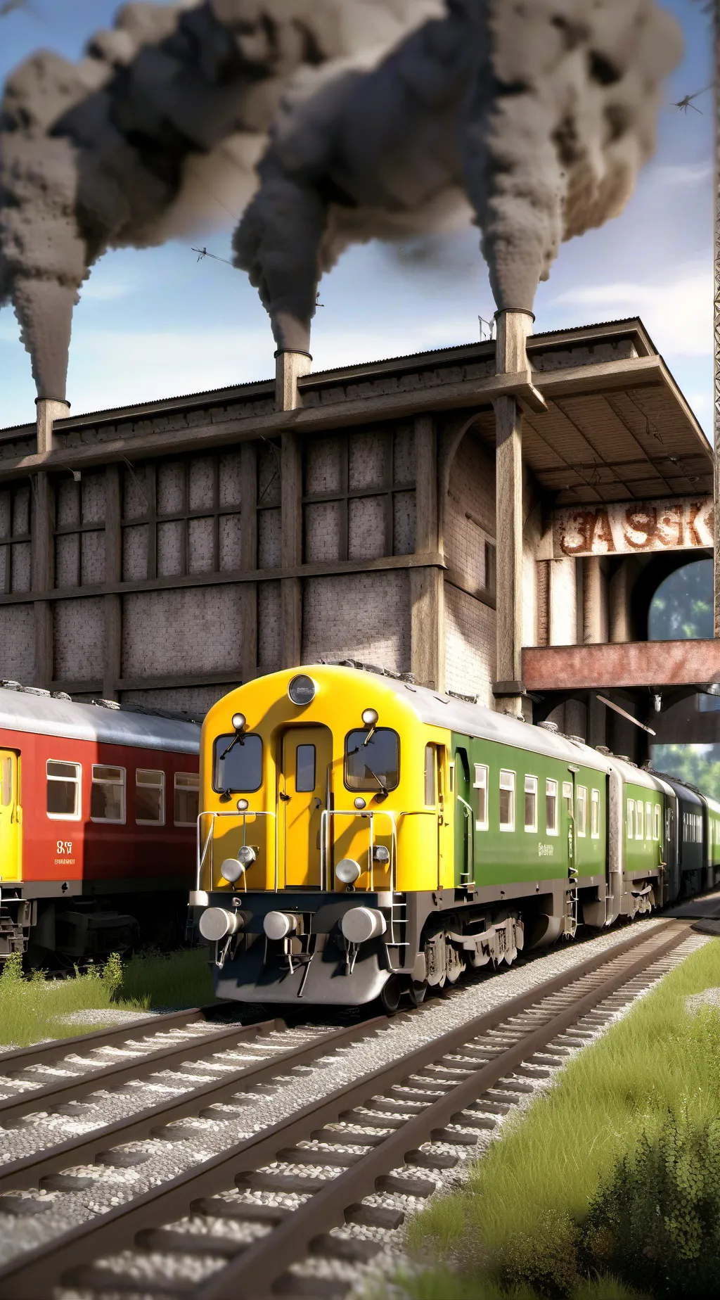 ai character: Kosice depo background