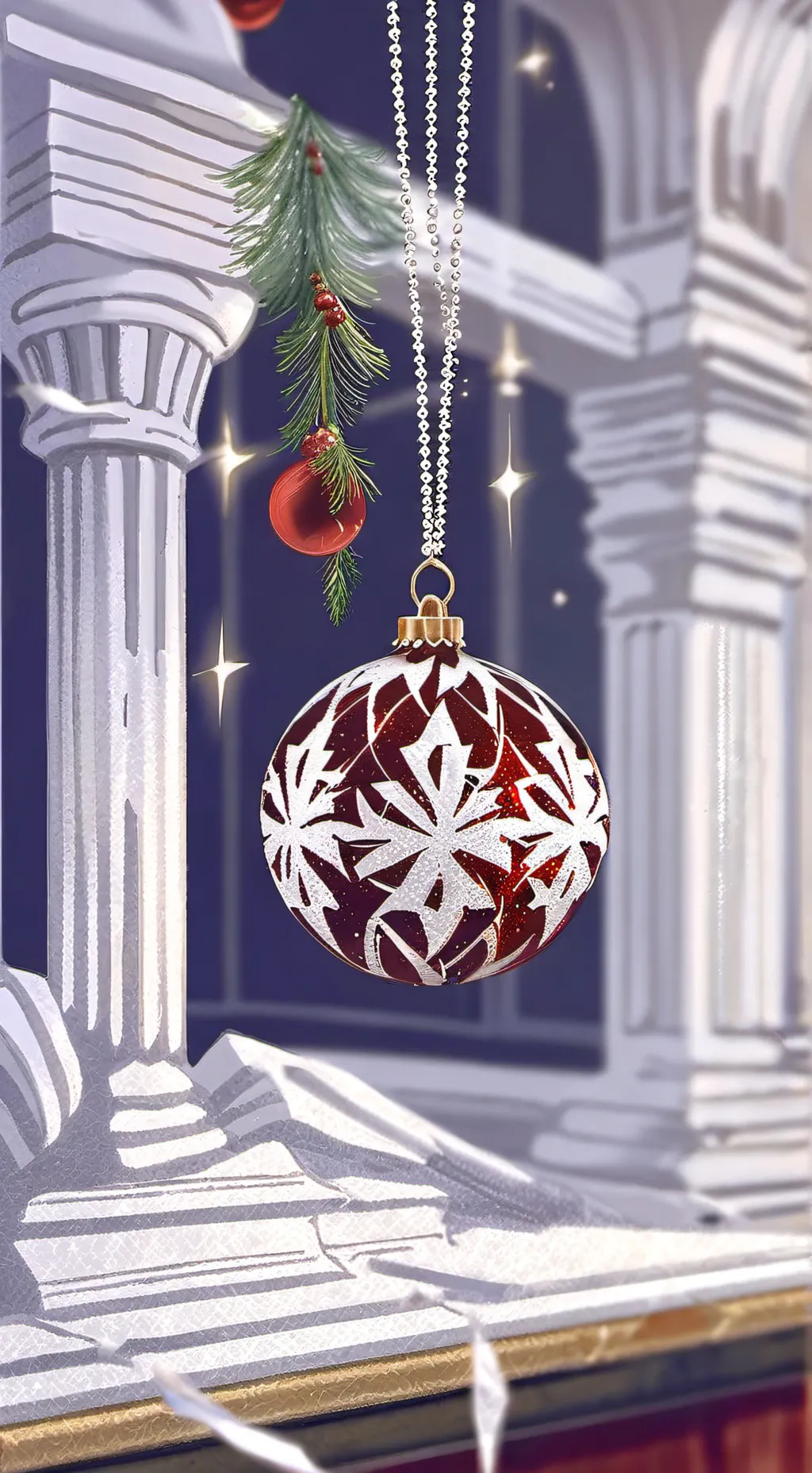 ai character: the perfect Xmas? background