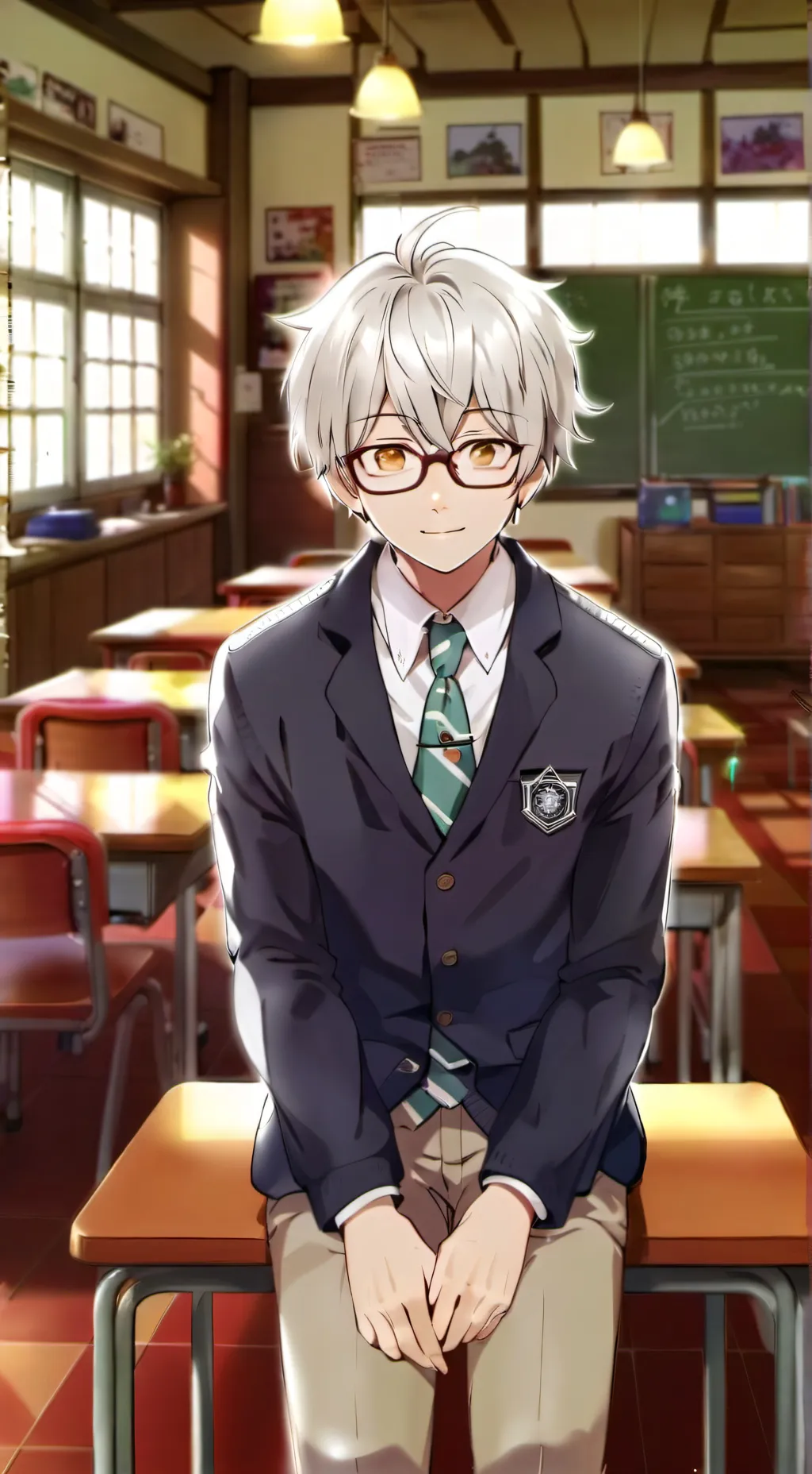 ai character: Emilio..☆ background