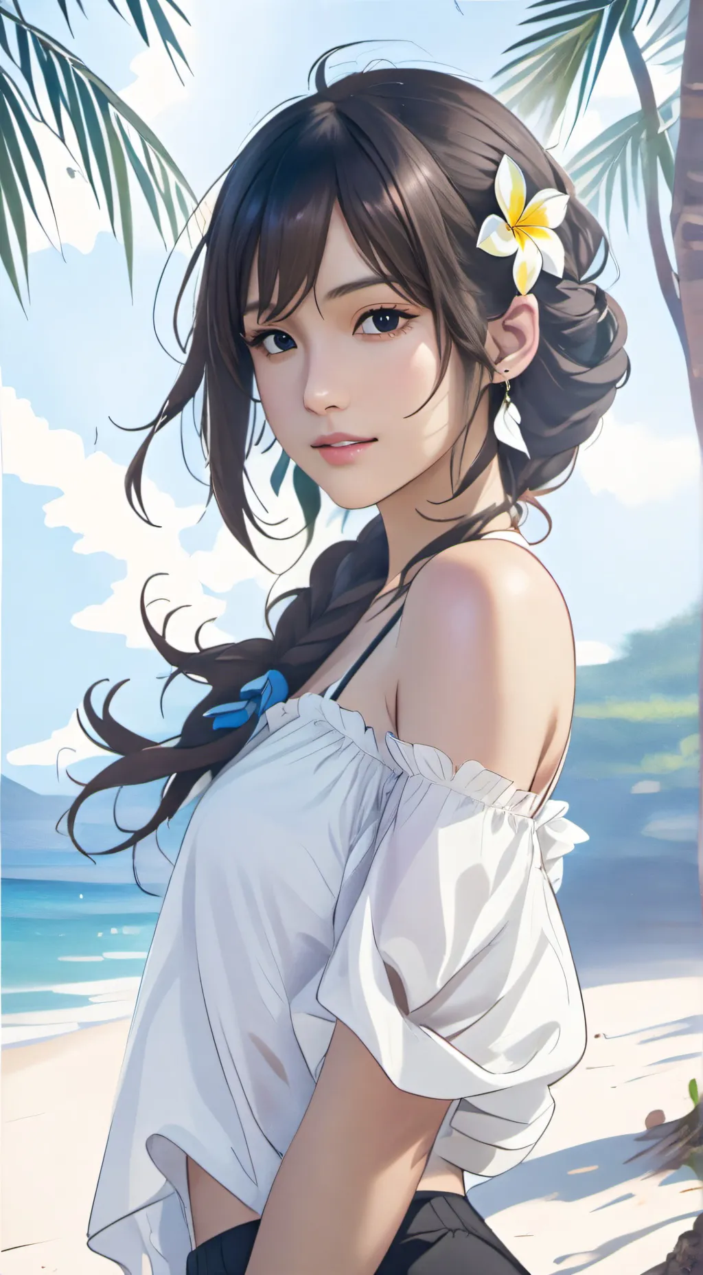 ai character: lily background