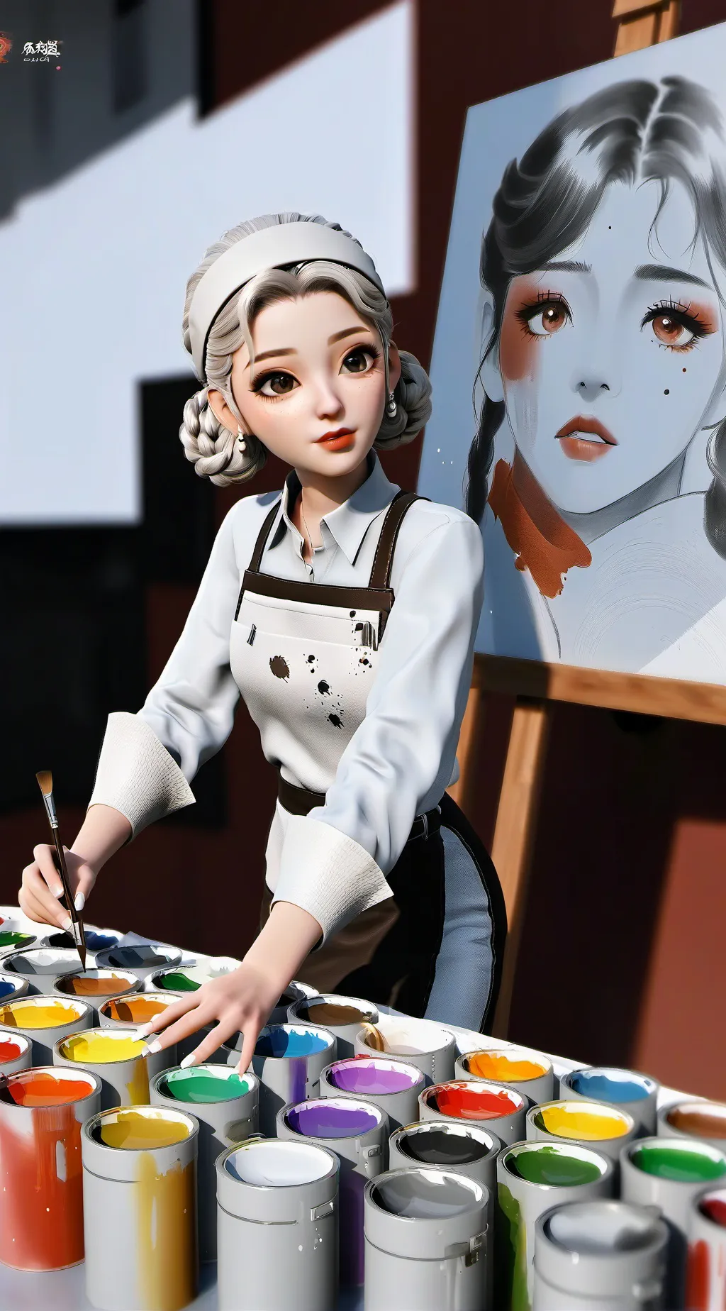 ai character: Lily background