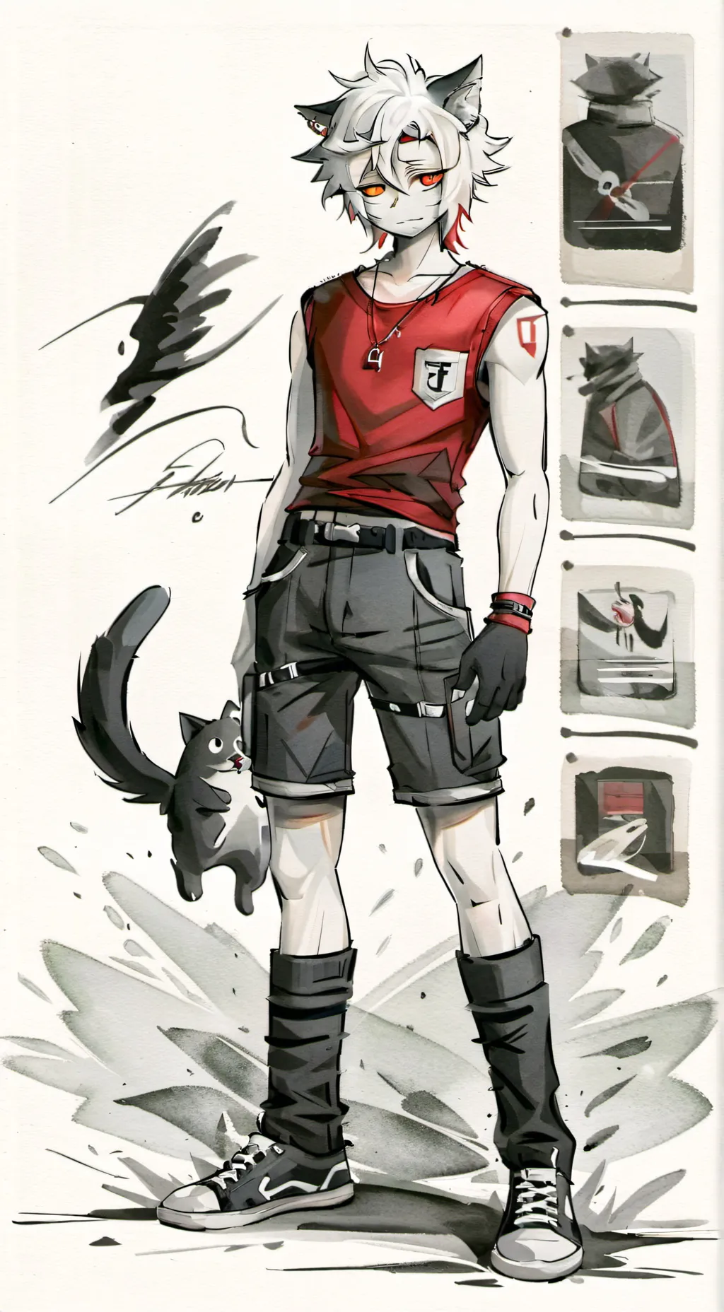 ai character: Max background