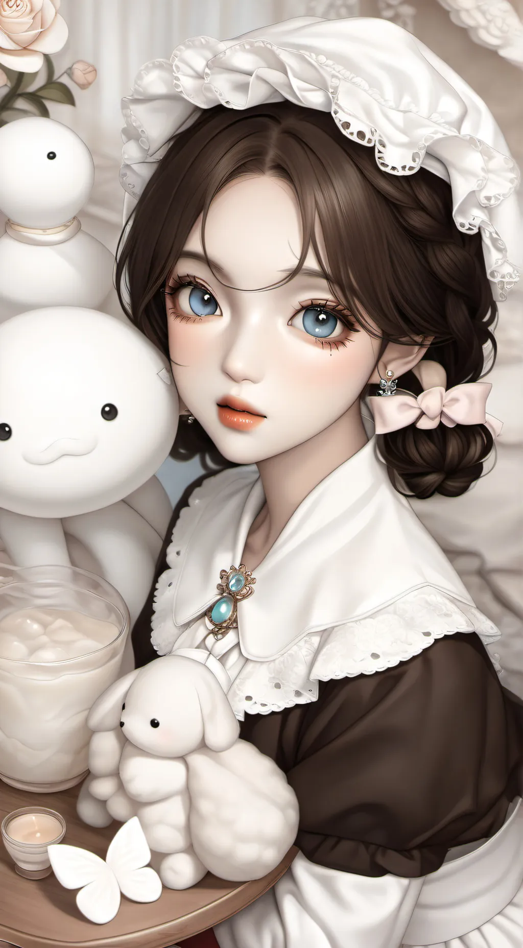 ai character: GENDERBEND JJK background