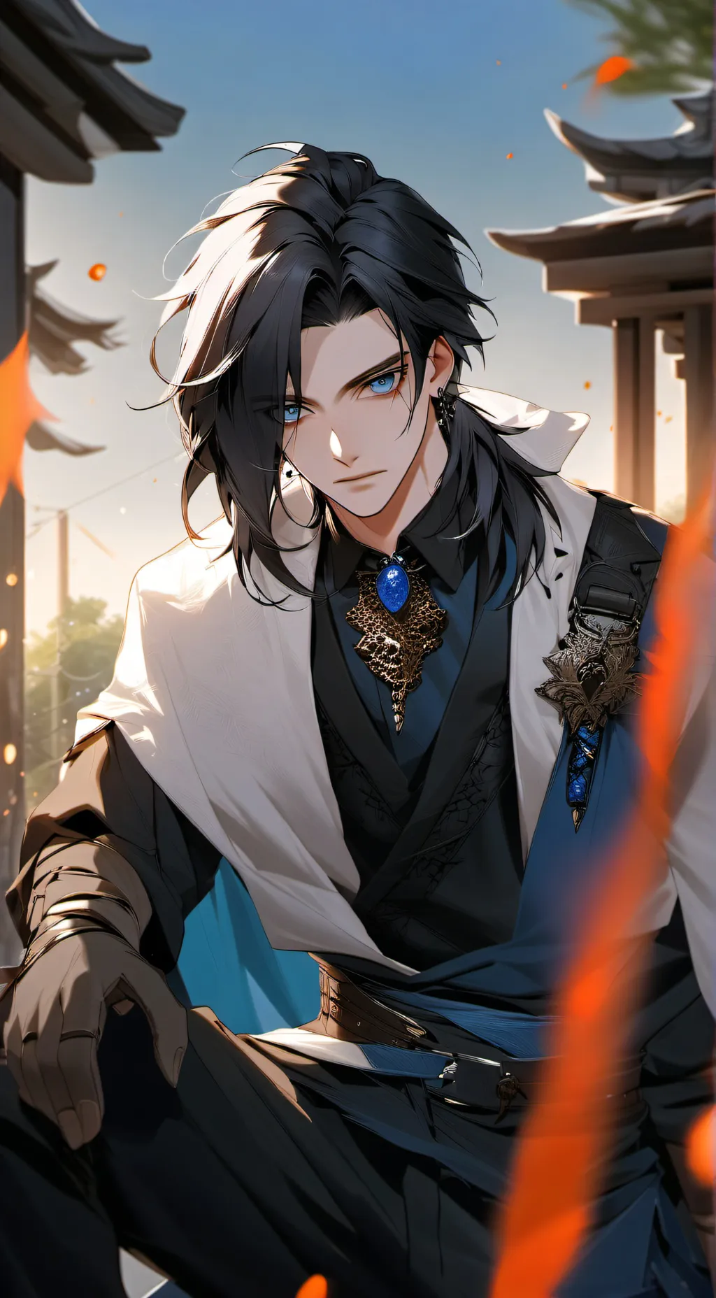 ai character: Giyu Tomioka background