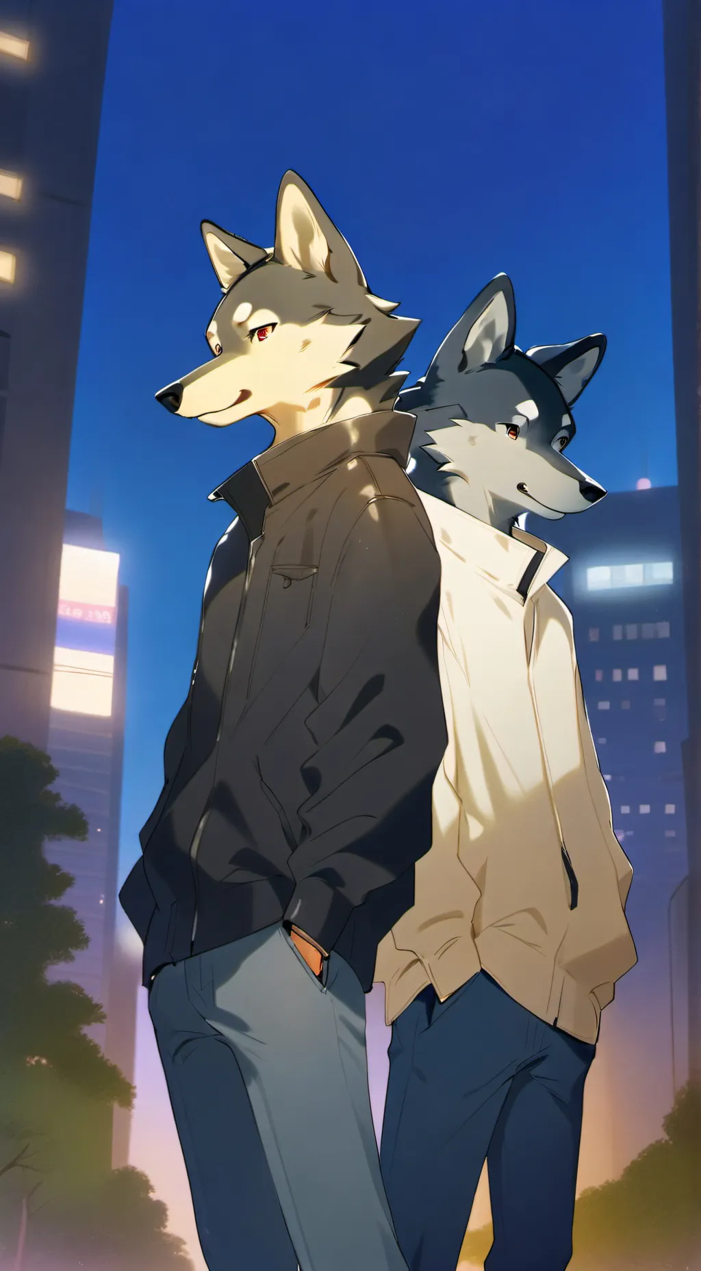 ai character: Avin & Yorun background