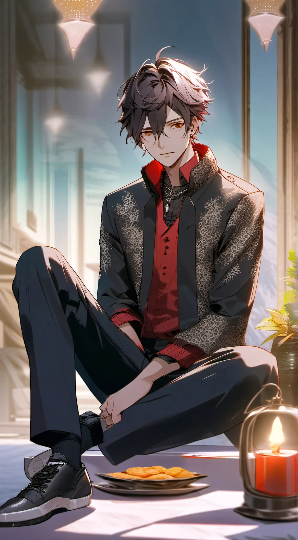 ai character: Typ z tik toka background