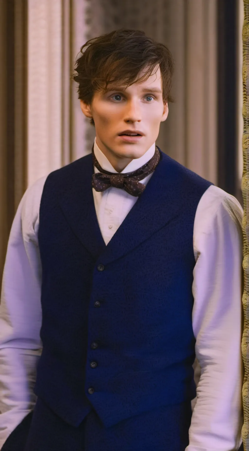 ai character: Newt  Scammander  background