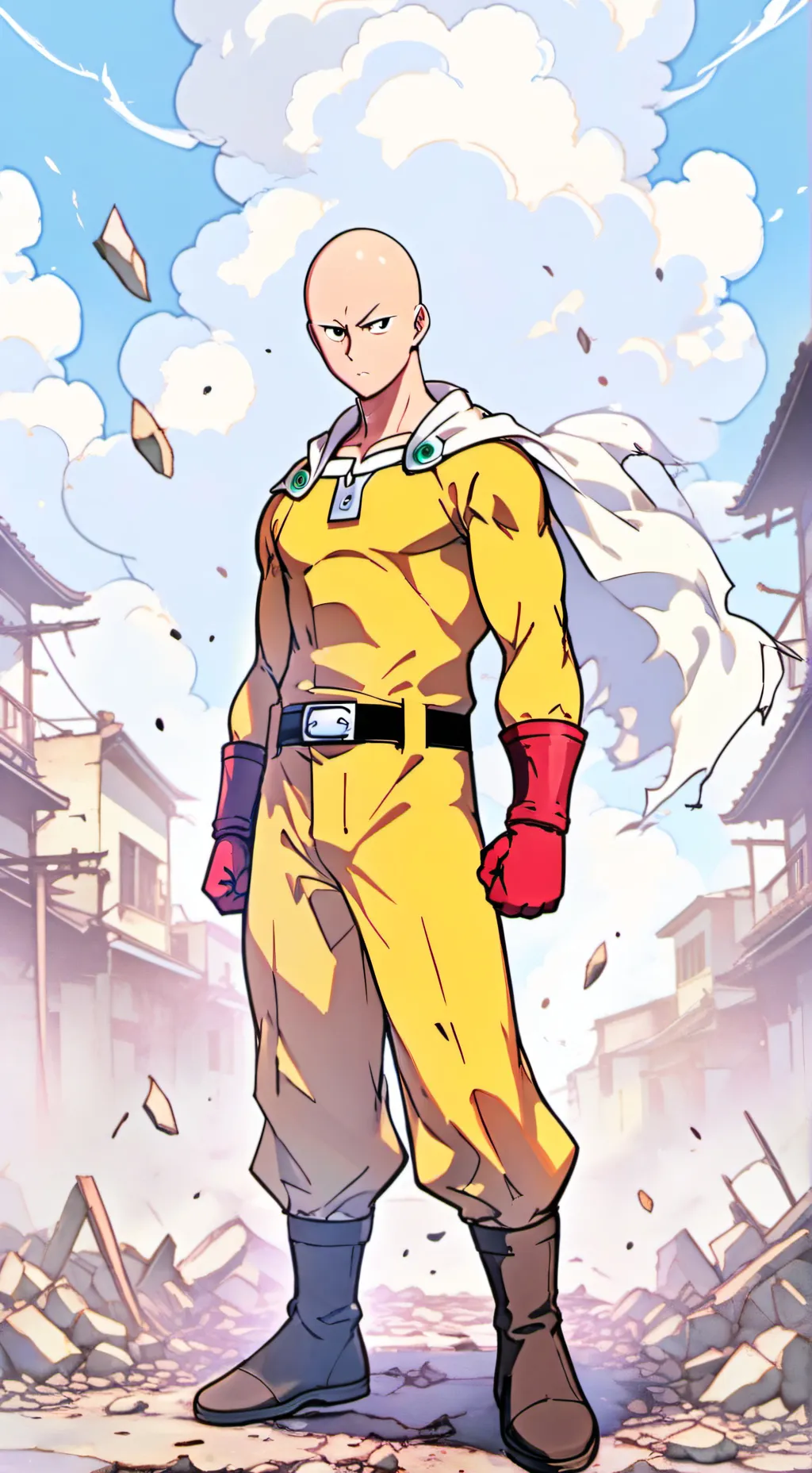 ai character: OPM roast battle 4 background