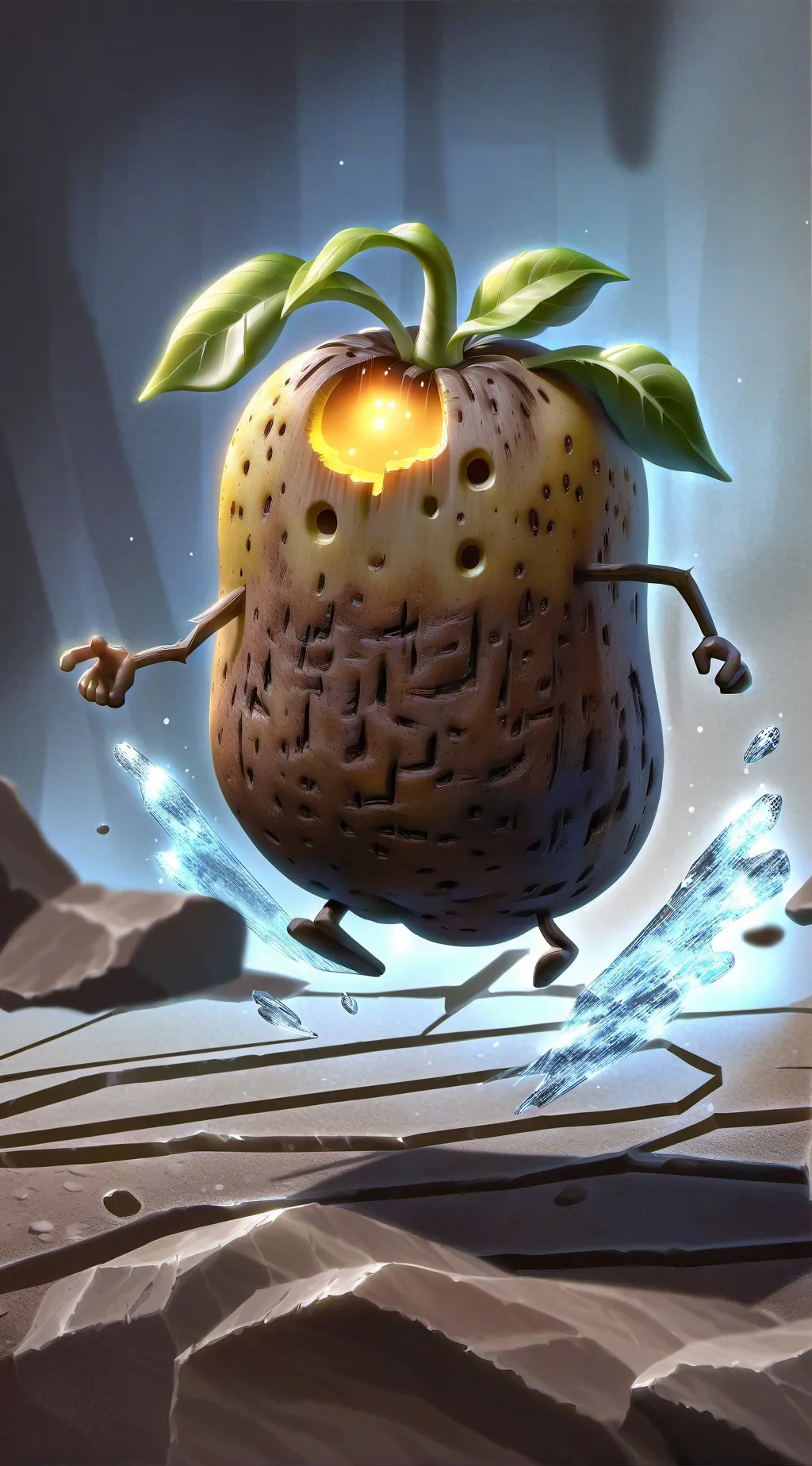 ai character: papa👍 background