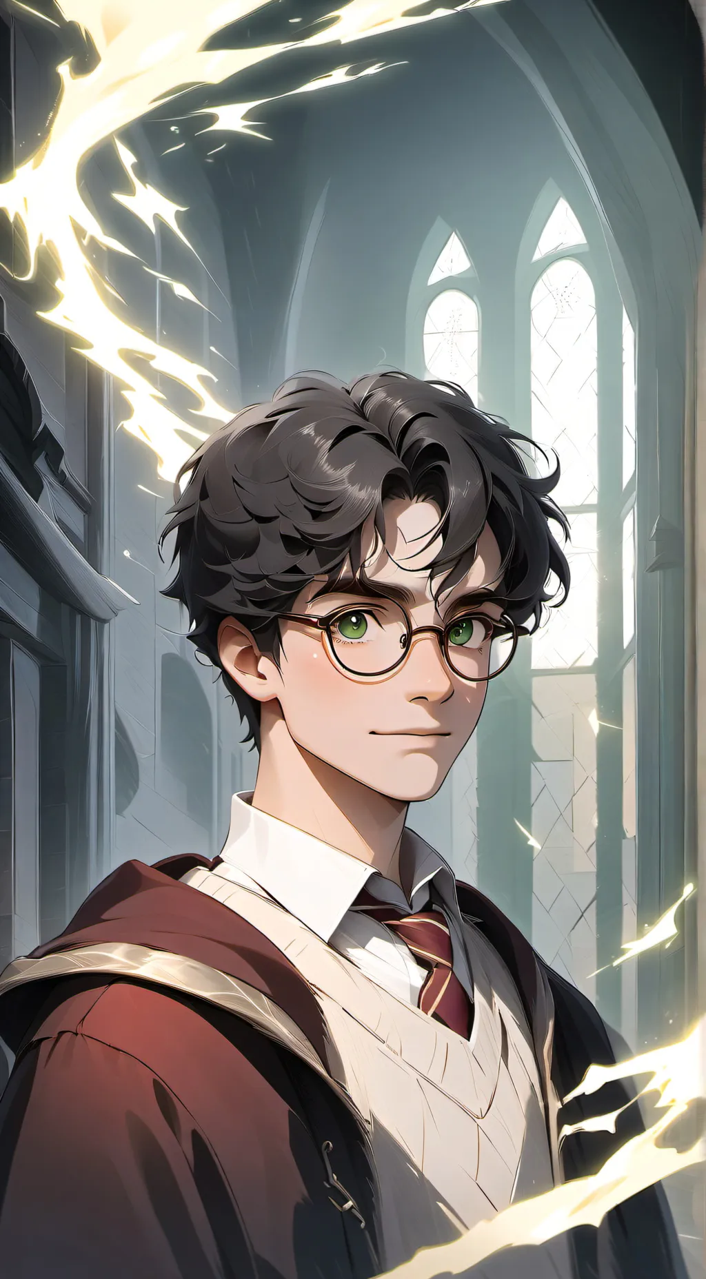 ai character: harry boyfriend background