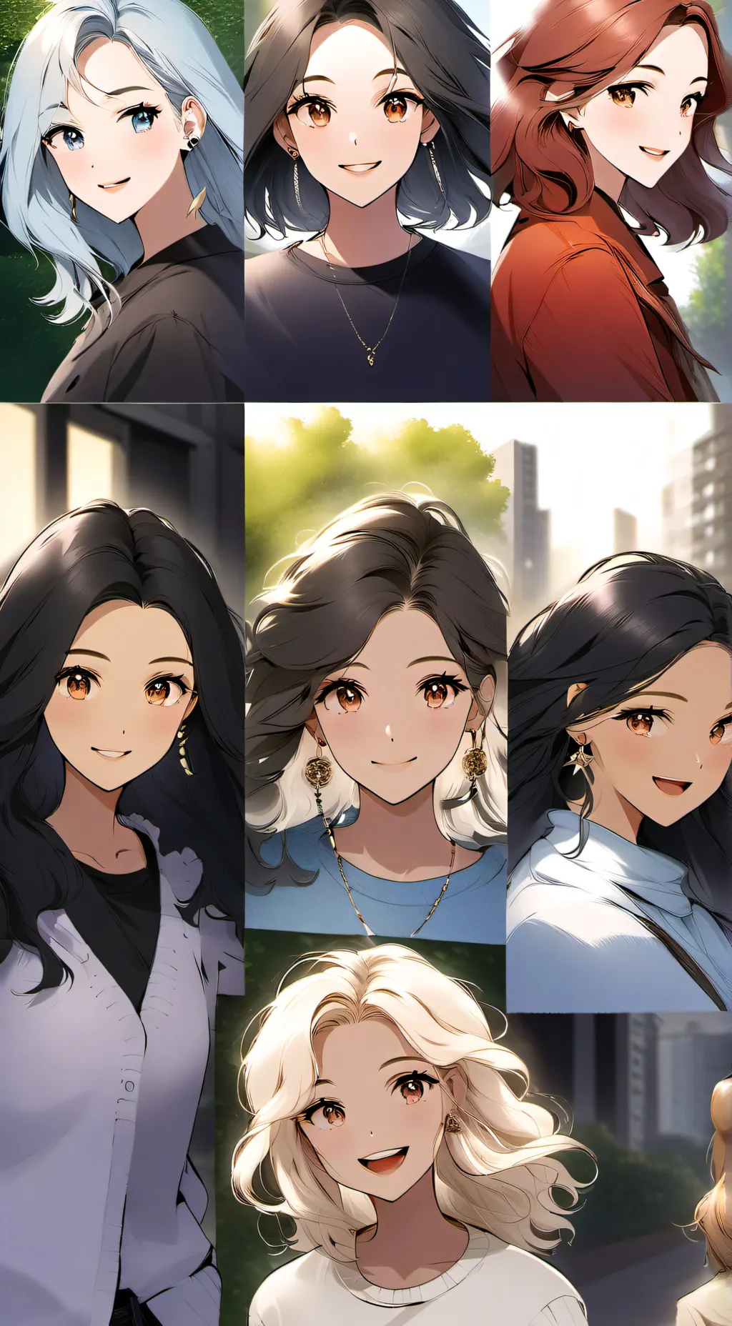 ai character: girls rule background