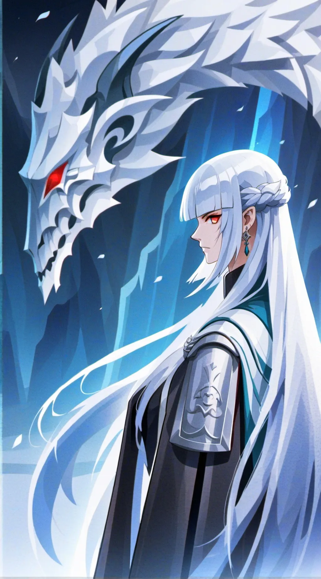 ai character: MHA(dragon holder) background