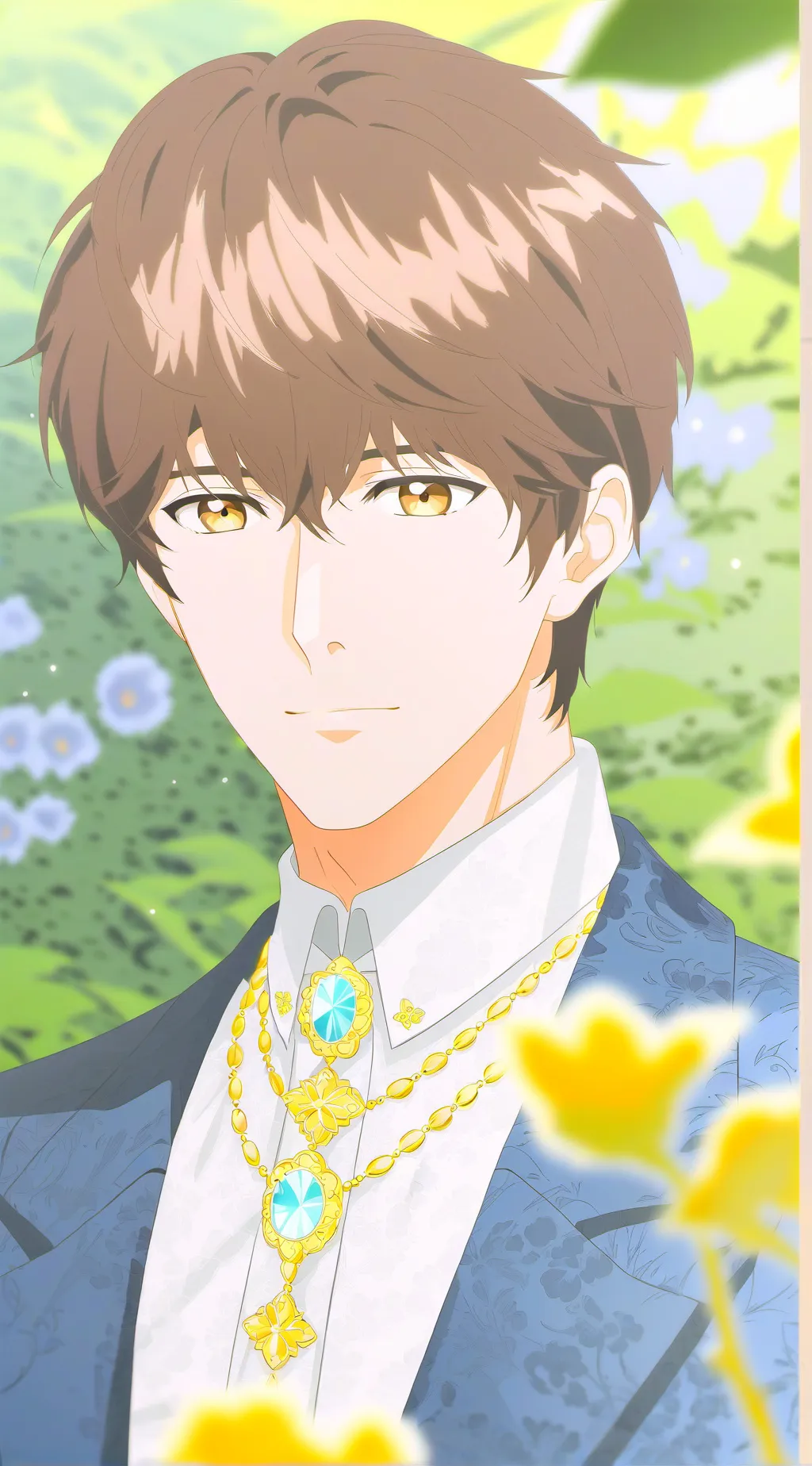 ai character: Preston  background