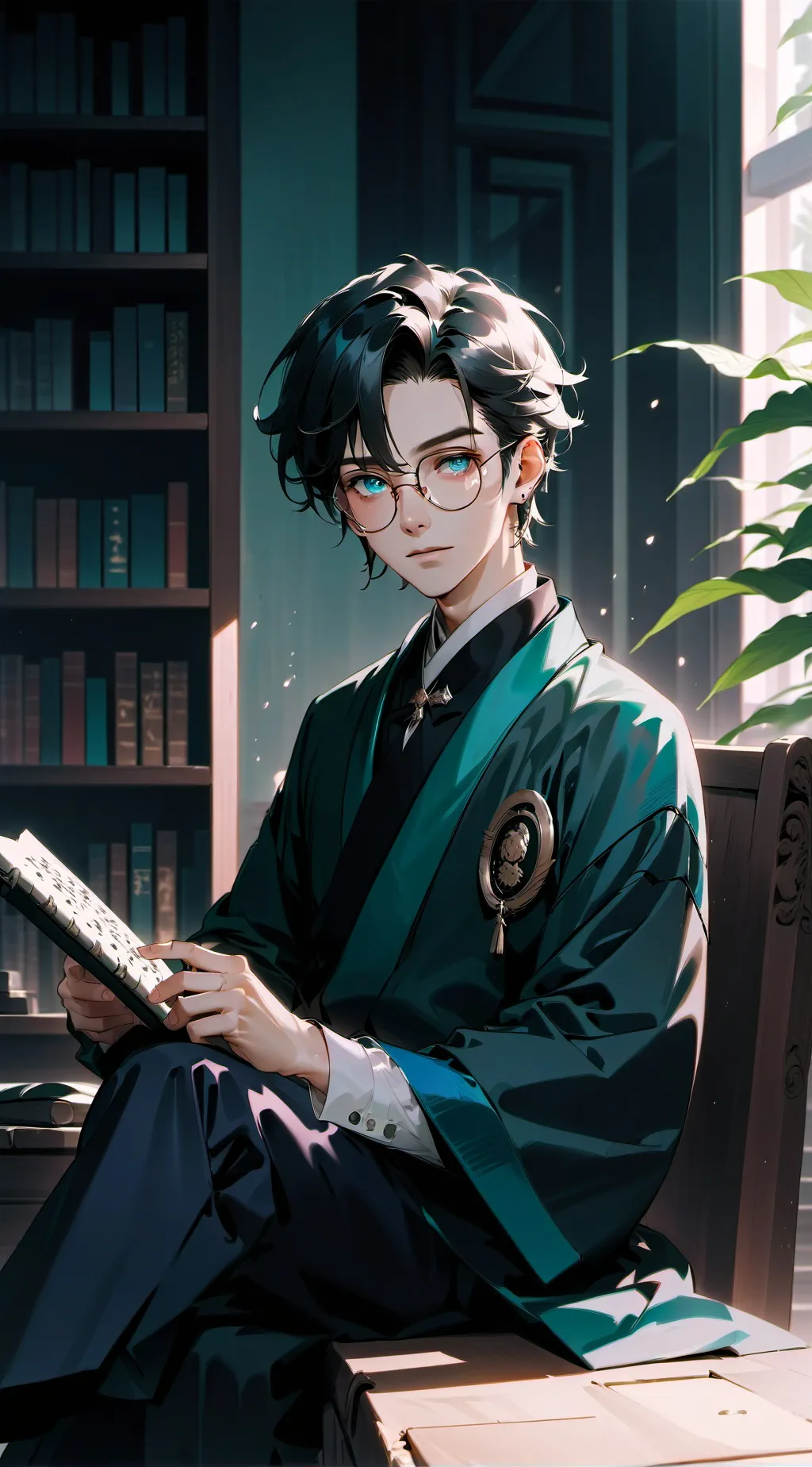 ai character: Jonny  background