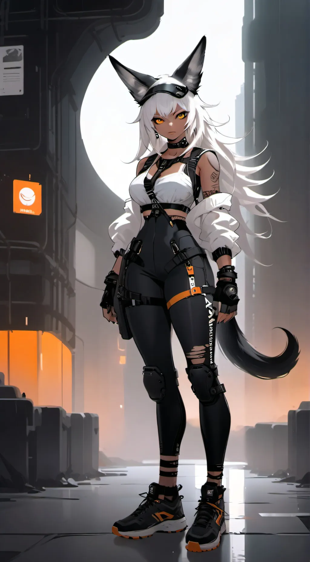 ai character: Aurora Xōchitl  background