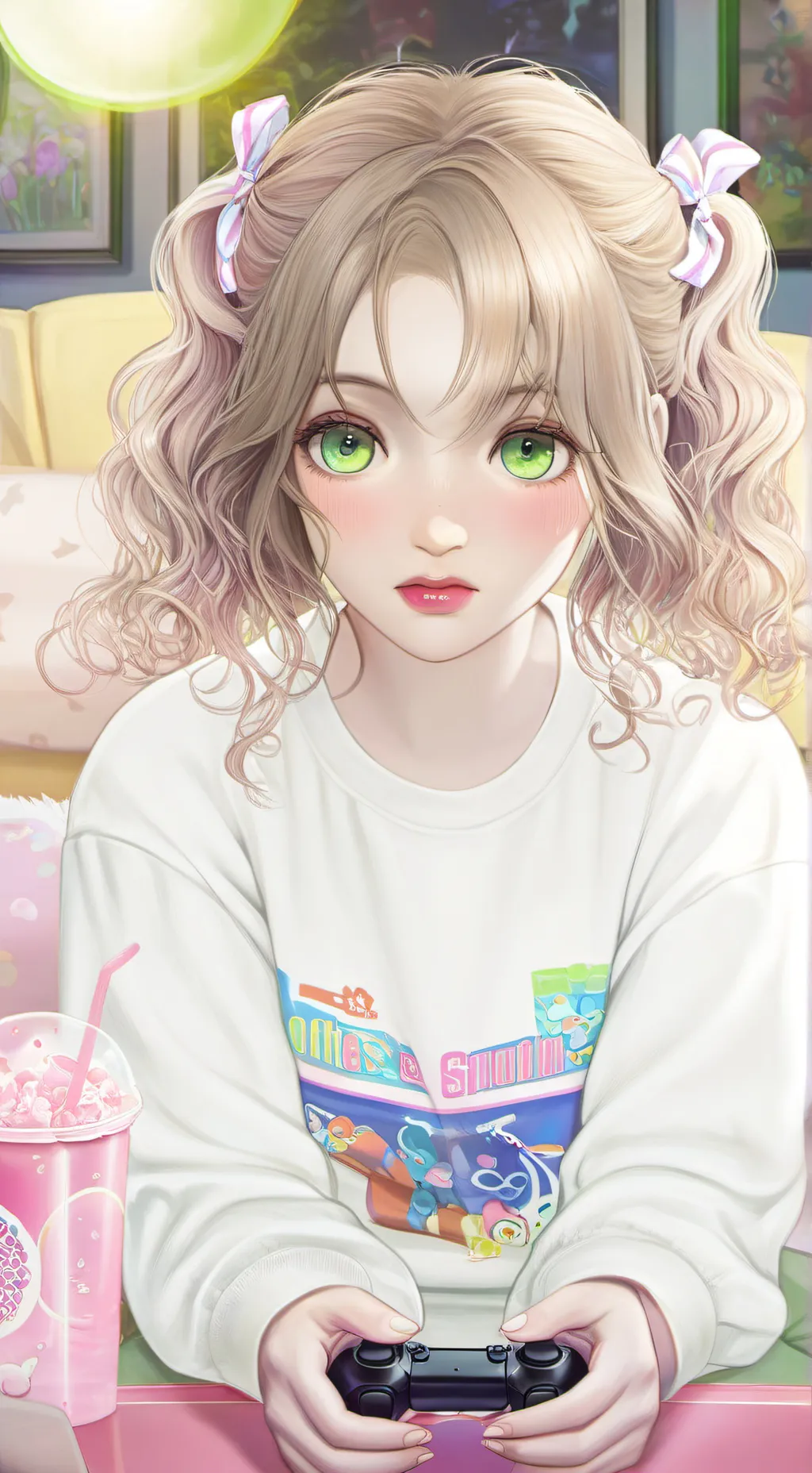 ai character: Damien  background