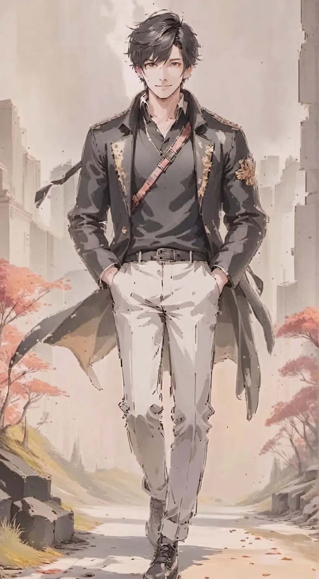 ai character: Issac (bf) background