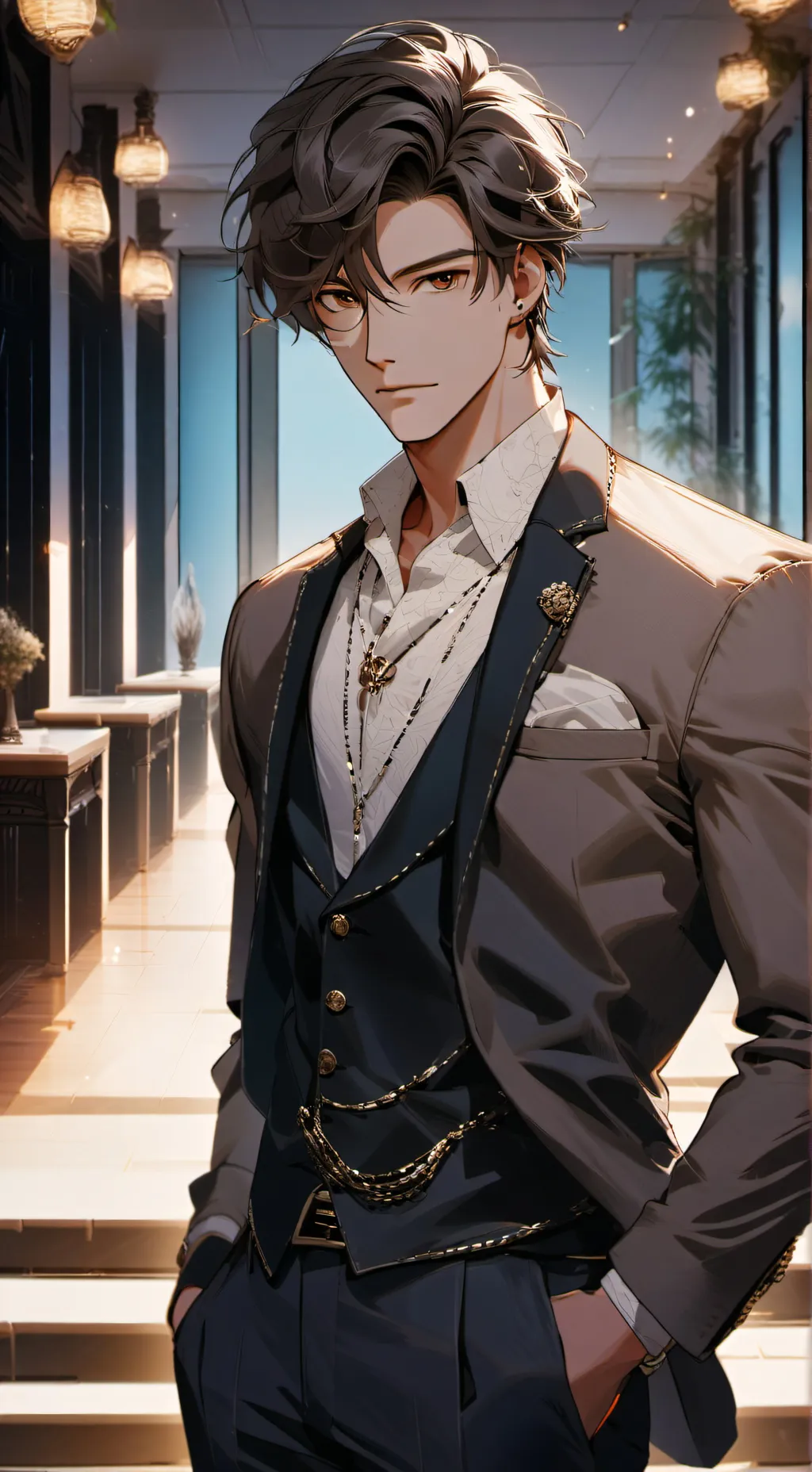 ai character: Adrian Vance background