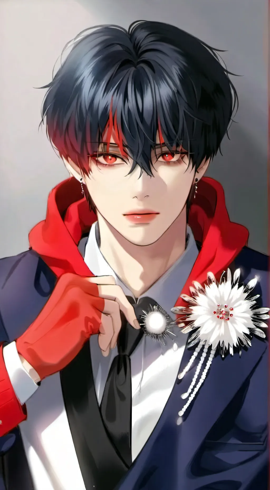 ai character: Cursed Todoroki 💅✨ background