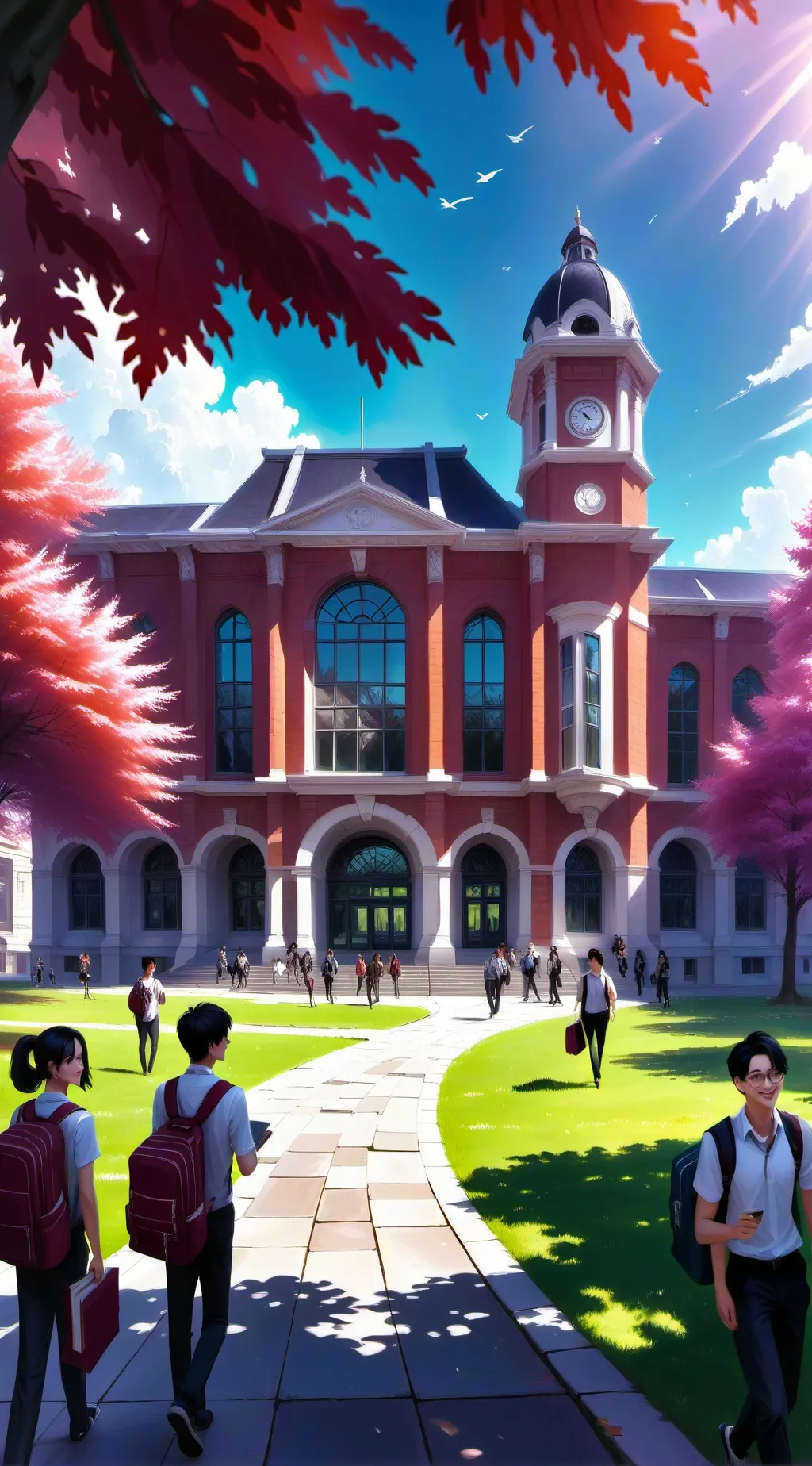 ai character: Forsaken School background