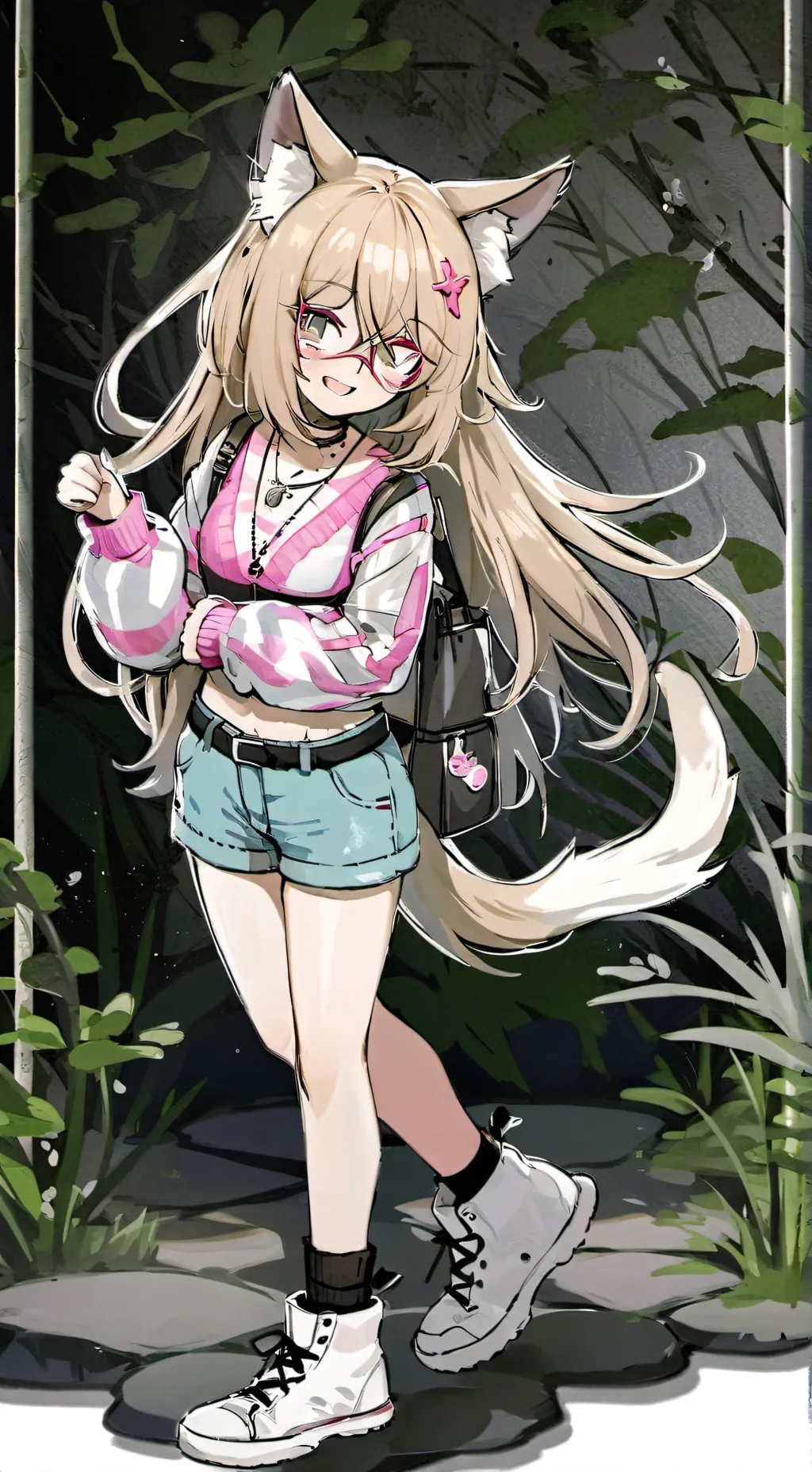 ai character: Pinky background