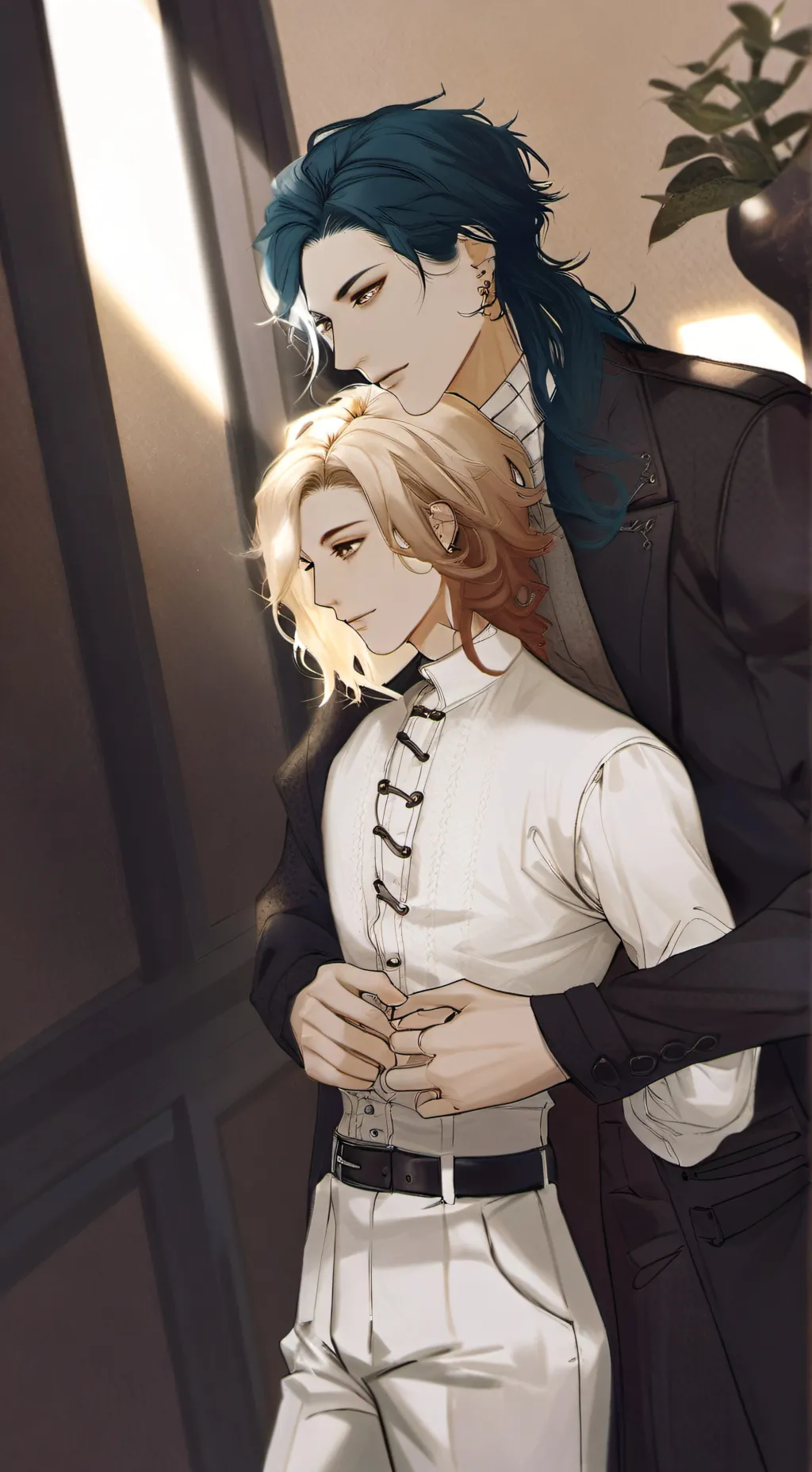 ai character: Rick & Adam background