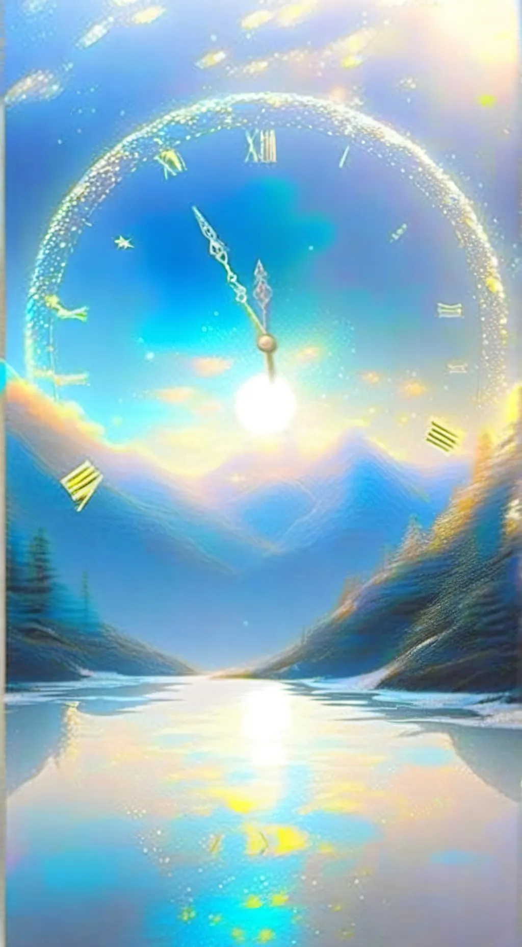 ai character: 🖤💔🤍💙 background