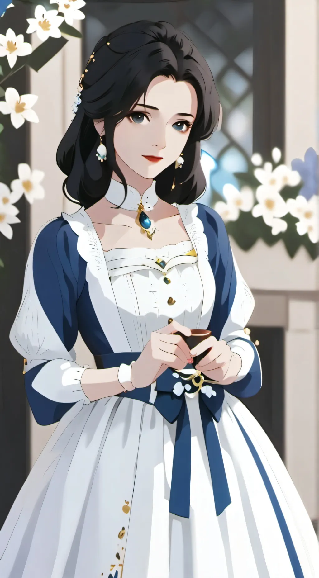 ai character: sofia background