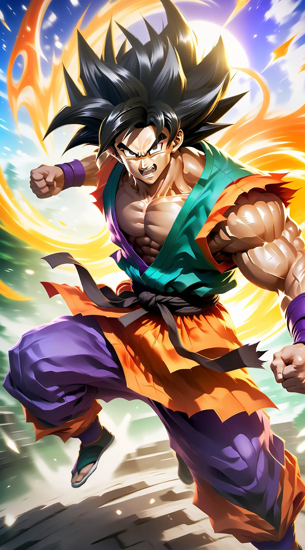 ai character: Goku background