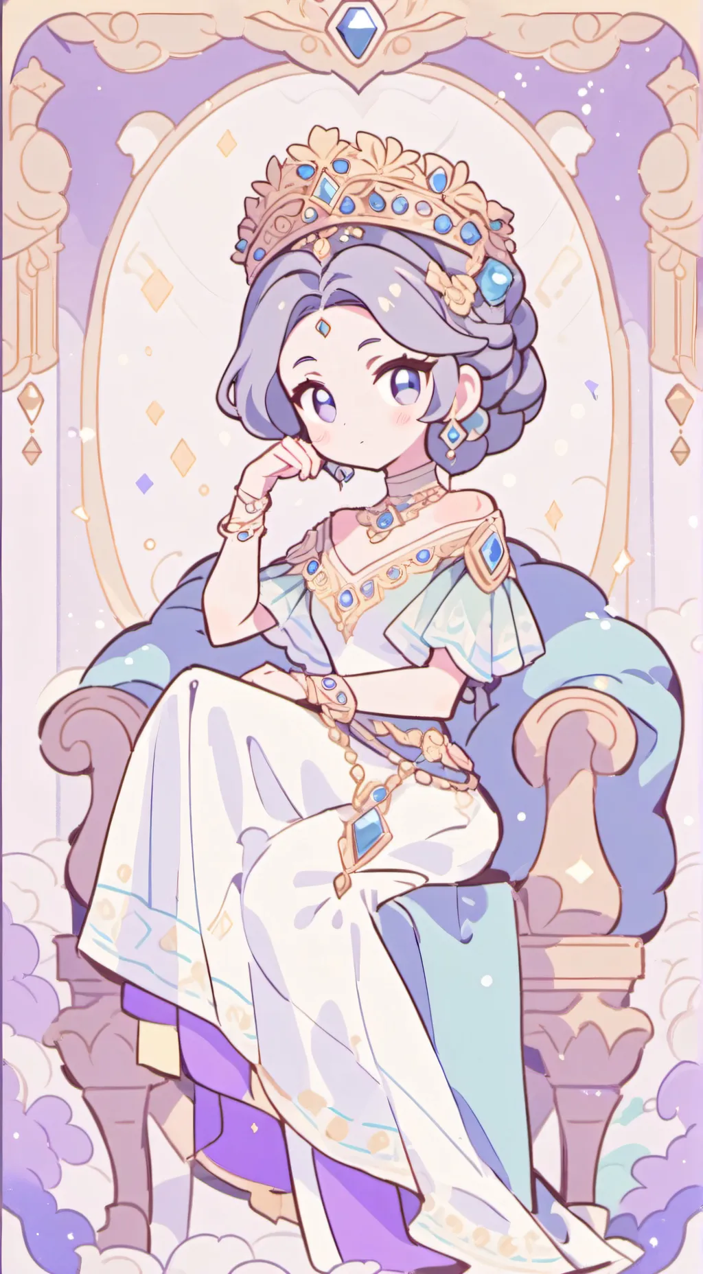 ai character: Star background