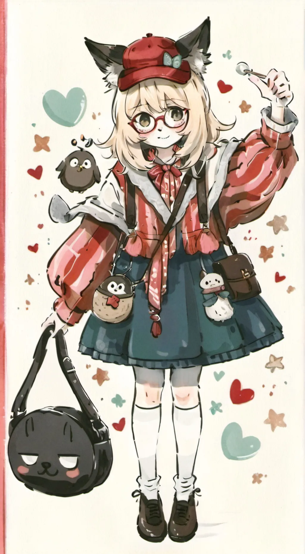 ai character: Ashen background