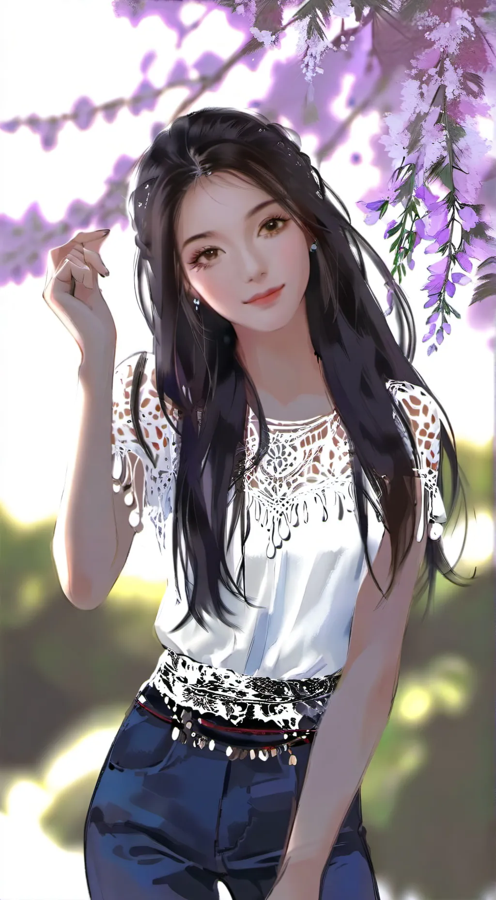 ai character: lily background