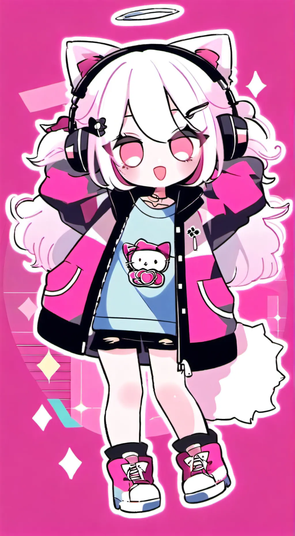 ai character: lexylilu in dw background