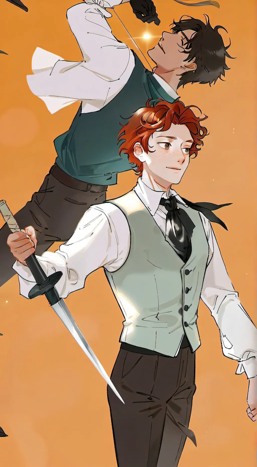 ai character: frankensteinxclava background