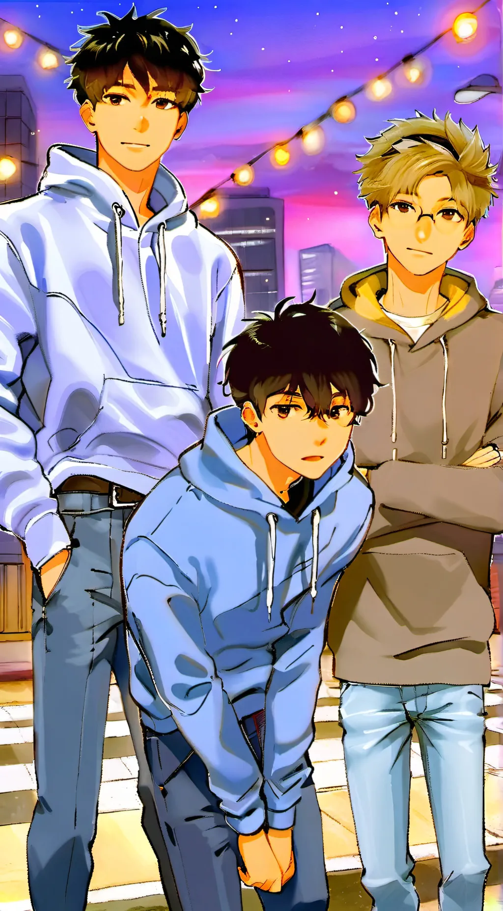 ai character: your three bros background