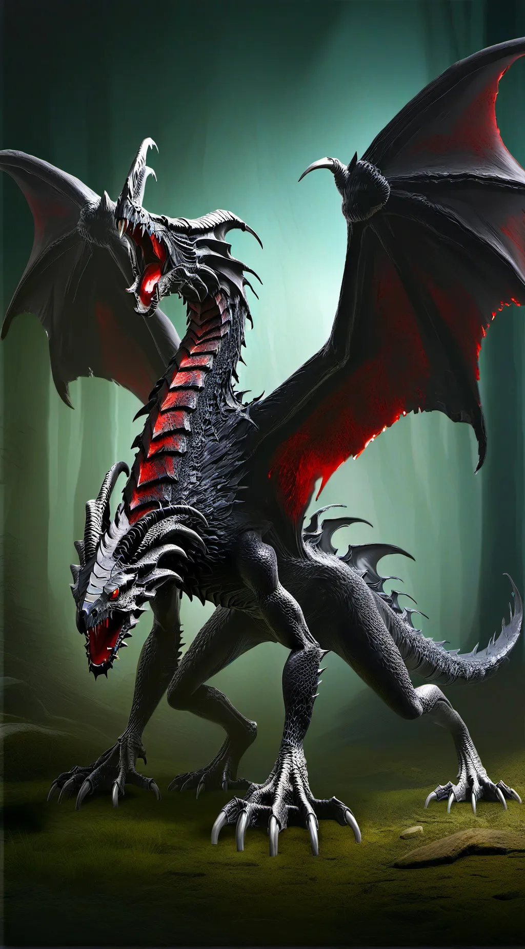 ai character: The tar dragon background